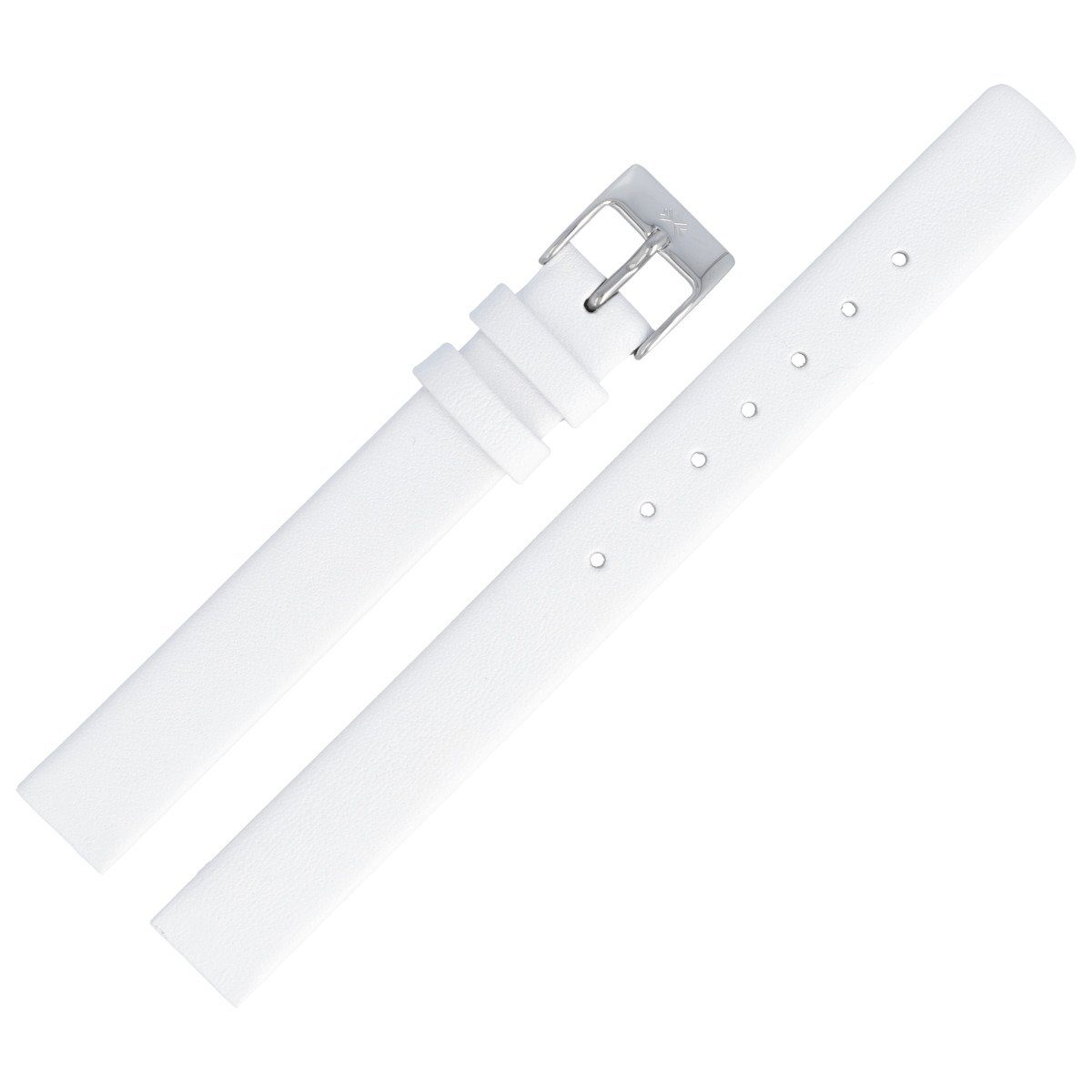 SKAGEN Uhrenarmband 12mm Leder Weiss 358XSSLWW