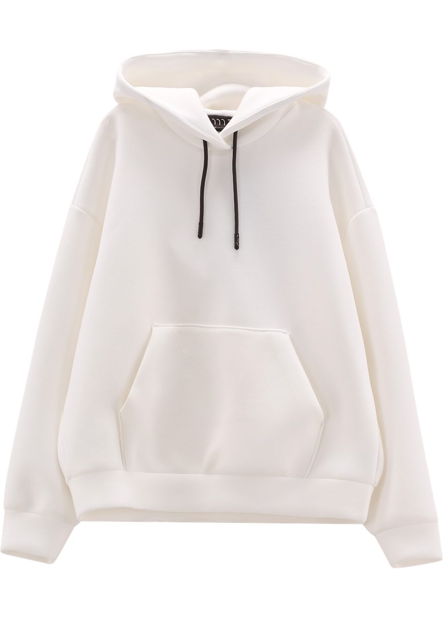 CMP Kapuzenpullover WOMAN SWEAT FIX HOOD mit fixierter Kapuze, aus Polyester, Viskose und Elasthan