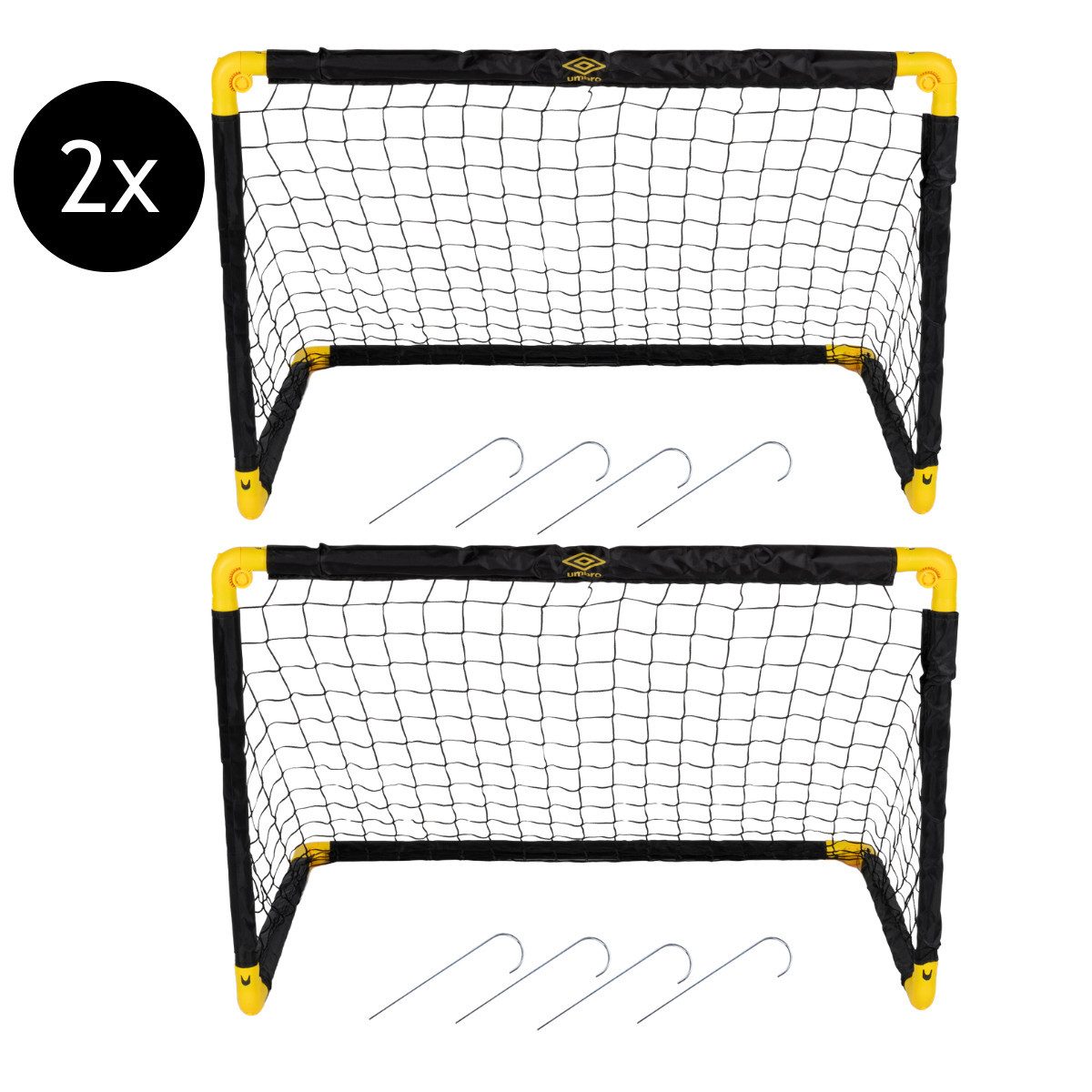 Umbro Fußballtor Umbro Fußballtor – Football Goal 90 × 59 × 61 cm – Set mit 2