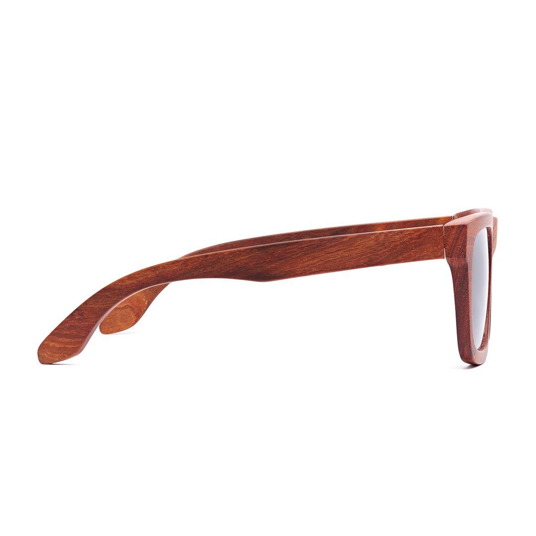 Bonizetti Sonnenbrille Herren Sonnenbrille Bambus (143 mm, rotbraun, braun, 1-St) Männer Sunglasses, Sommer Accessoires, Naturmaterialien