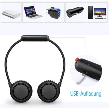 GelldG Mini USB-Ventilator Nackenventilator, USB Halsventilator