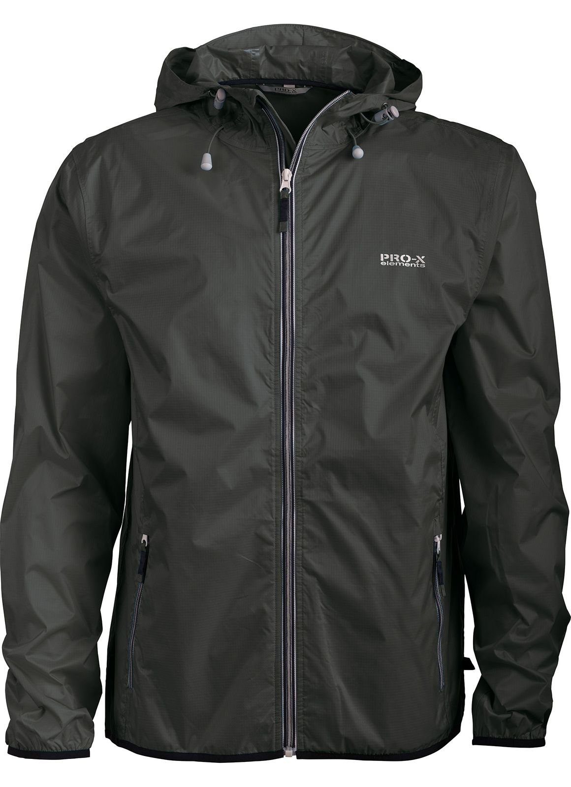 PRO-X ELEMENTS Regenjacke CLEEK integrierte Packtasche günstig online kaufen
