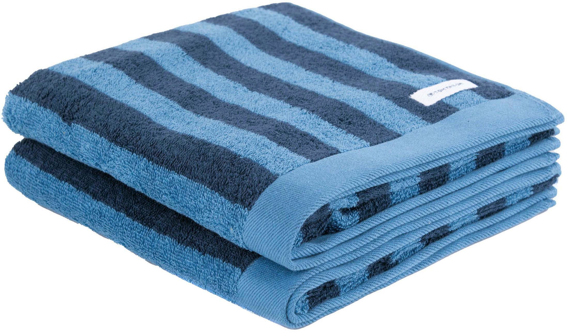 TOM TAILOR HOME Handtuch CLASSIC BATH, Frottier (2-St), 100% Baumwolle, 50x günstig online kaufen