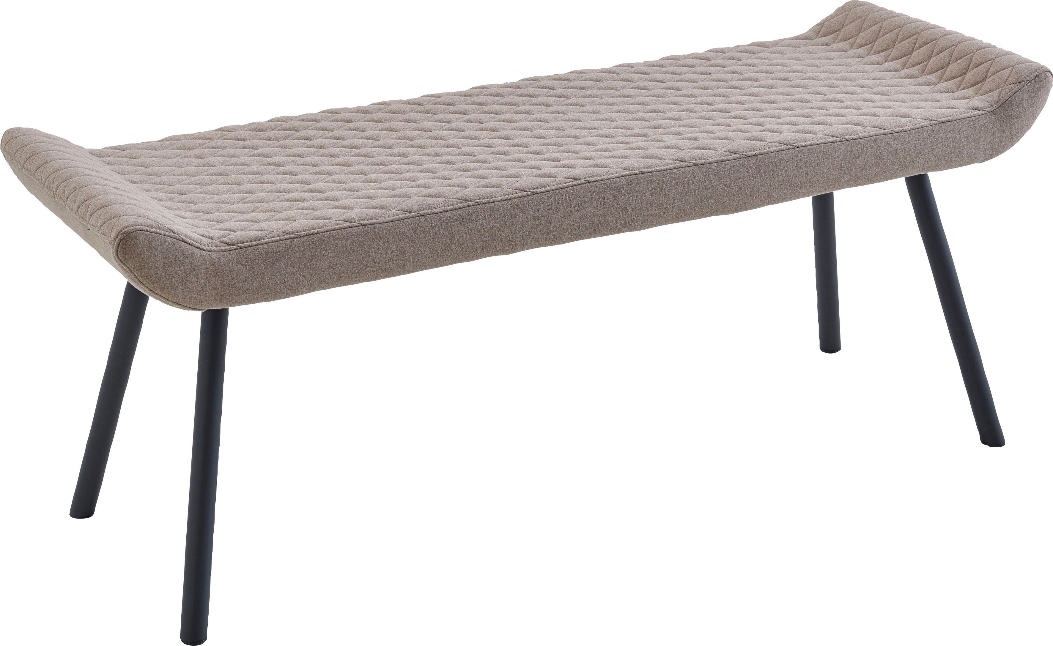 ebuy24 INTER-FURN Sitzbank Meran (1-St), Gepolstert, ohne Rückenlehne, Breite: 130 cm, Sitzhöhe: 48 cm hellbraun | hellbraun