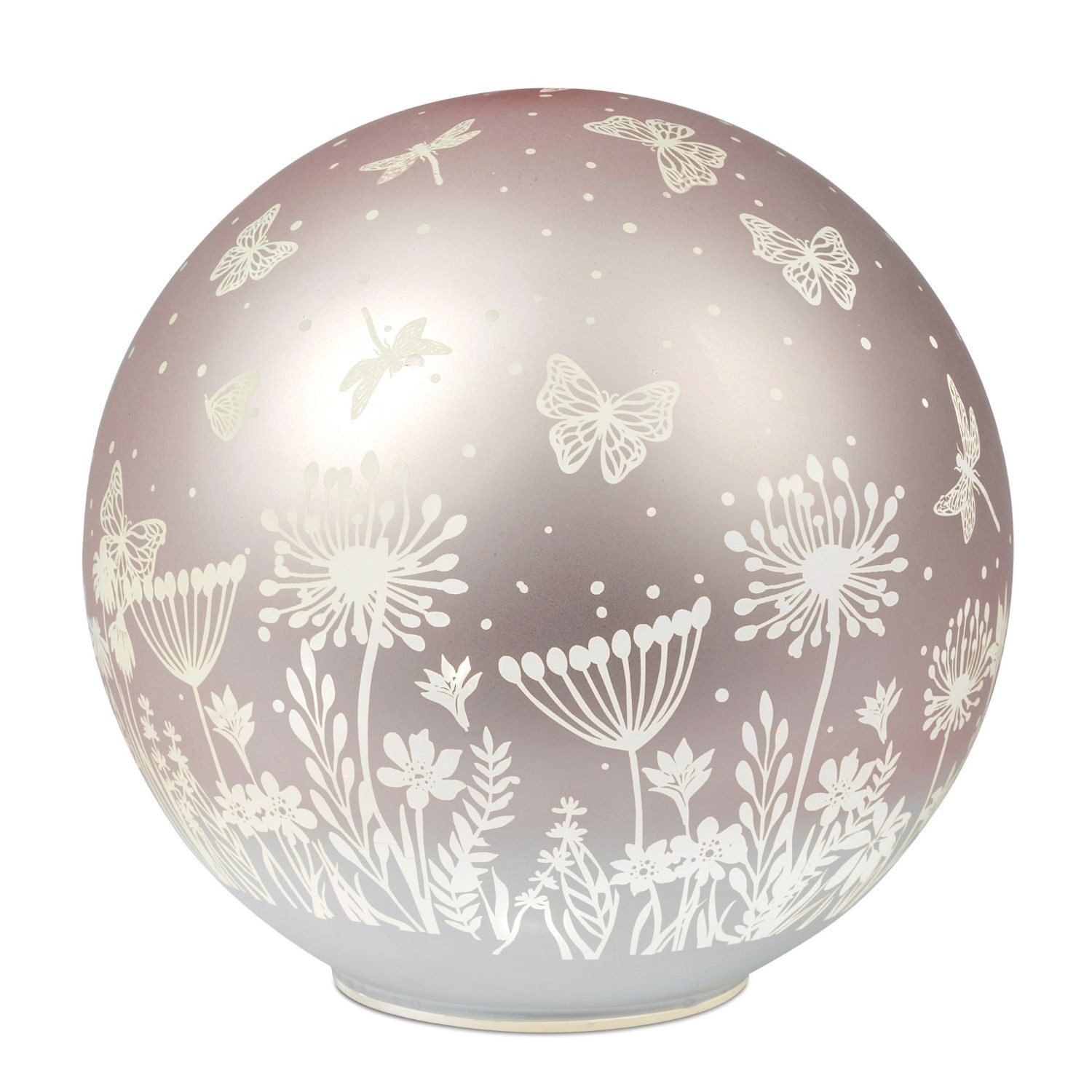 formano Tischleuchte Blumenwiese, LED, mit Timerfunktion, Rosa, Blumen, H: cm