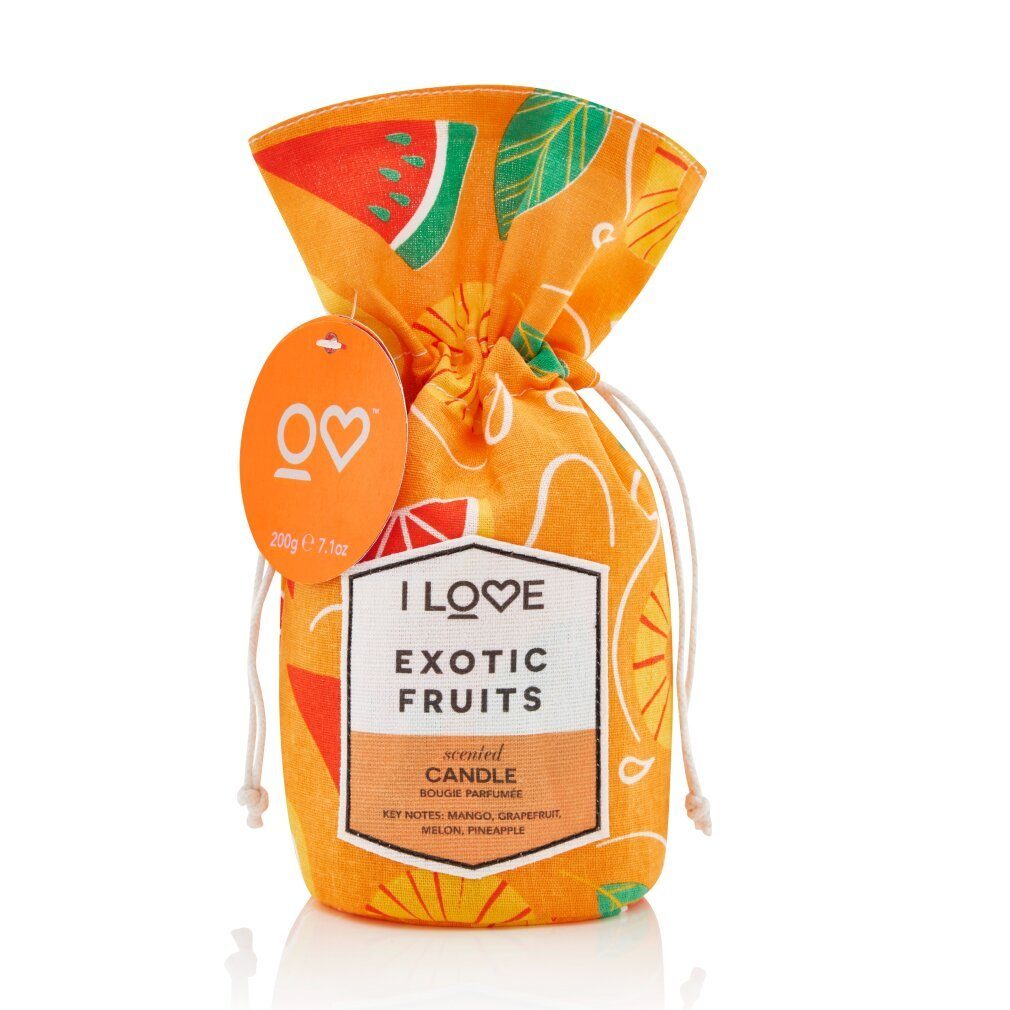 I Love... Duftkerze Exotische Früchte Mango Grapefruit Mango Ananas-Duftkerze 160 g