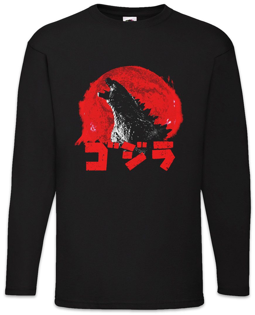 Urban Backwoods Langarmshirt Monster Vintage Logo Langarm T-Shirt Tokyo Godzilla King Monster Kong (1-tlg) Nippon Japan Goijra Frankenstein