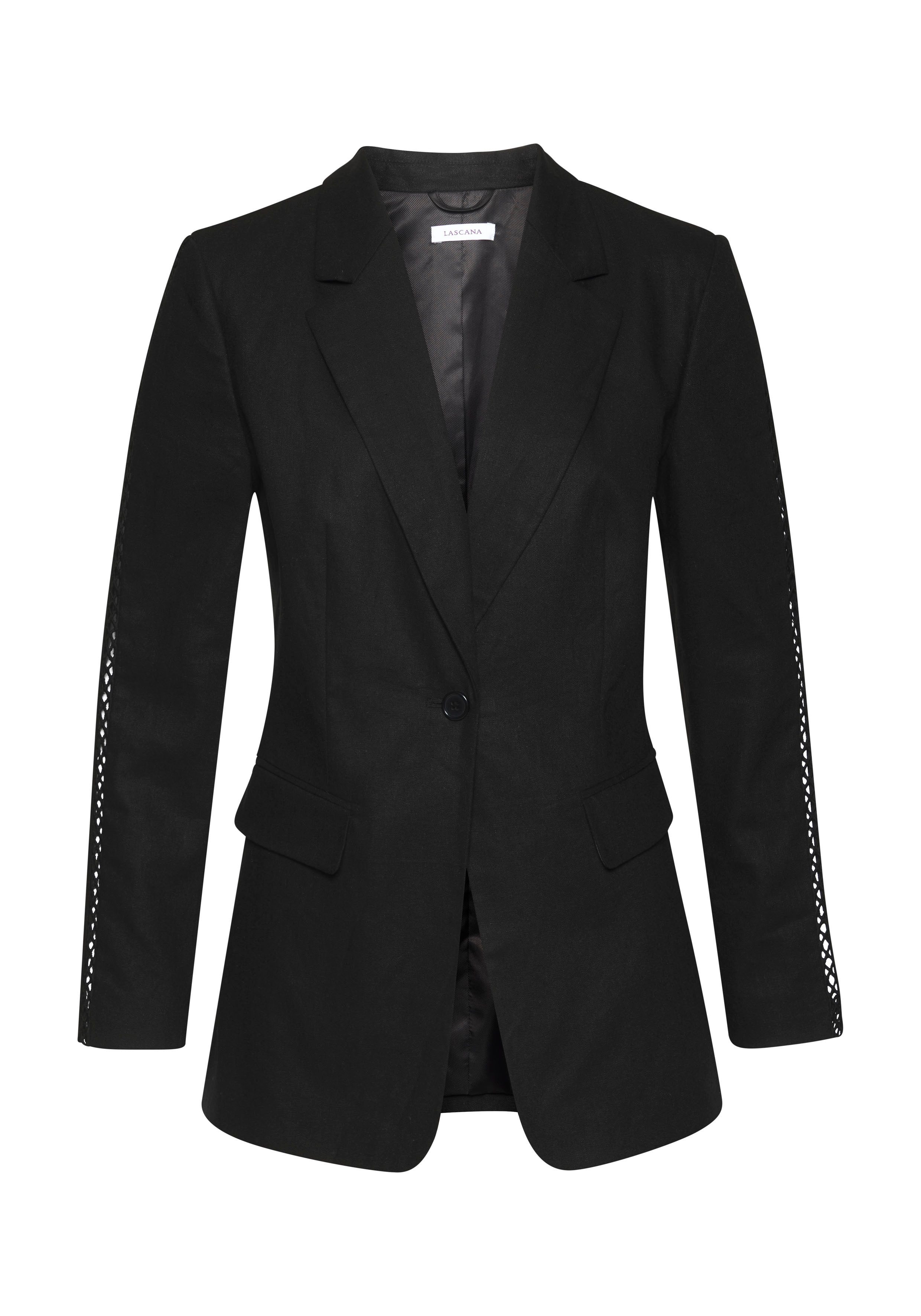 LASCANA Longblazer mit Häkeleinsatz an den günstig online kaufen
