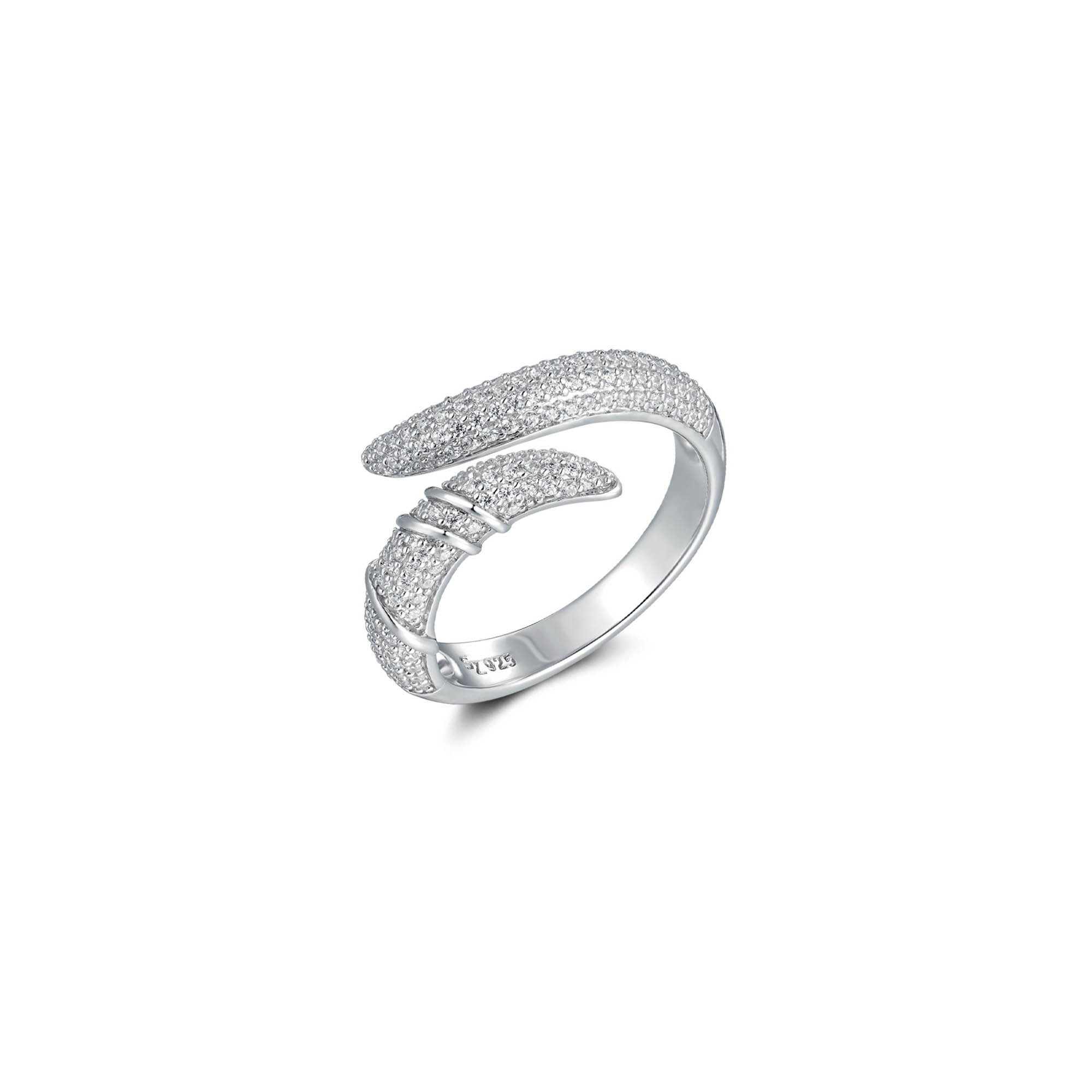 Silberring Bright Elfenbein Ring