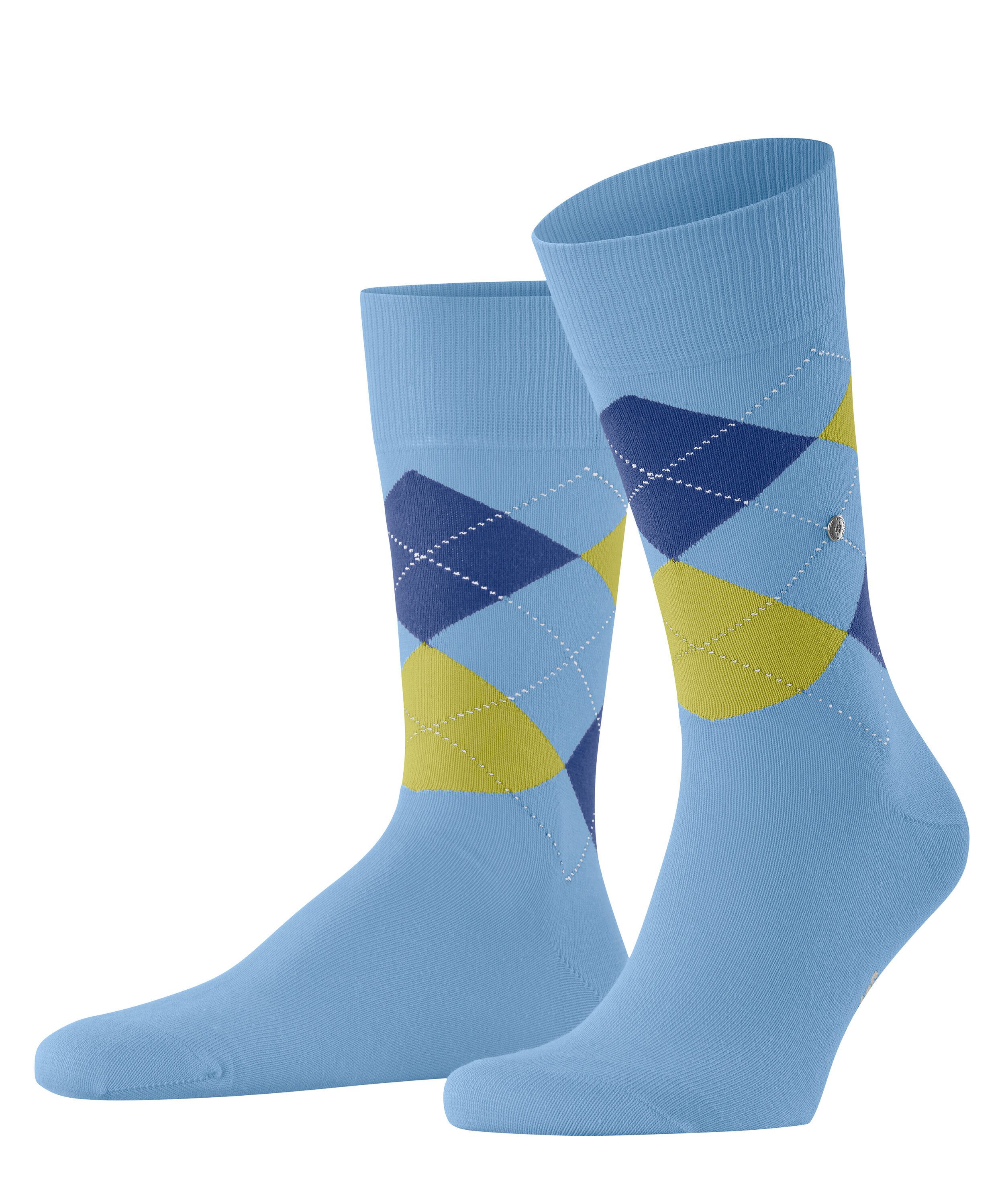 Burlington Socken Hellblau mit Argyle-Muster günstig online kaufen