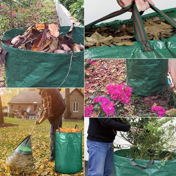 SOTOR Gartensack Gartensäcke Gartenlaubsäcke Aufbewahrungssäcke Pflanzenabfallsäcke, (2-teilige faltbare, wiederverwendbare Gartentasche mit stabilem Griff)