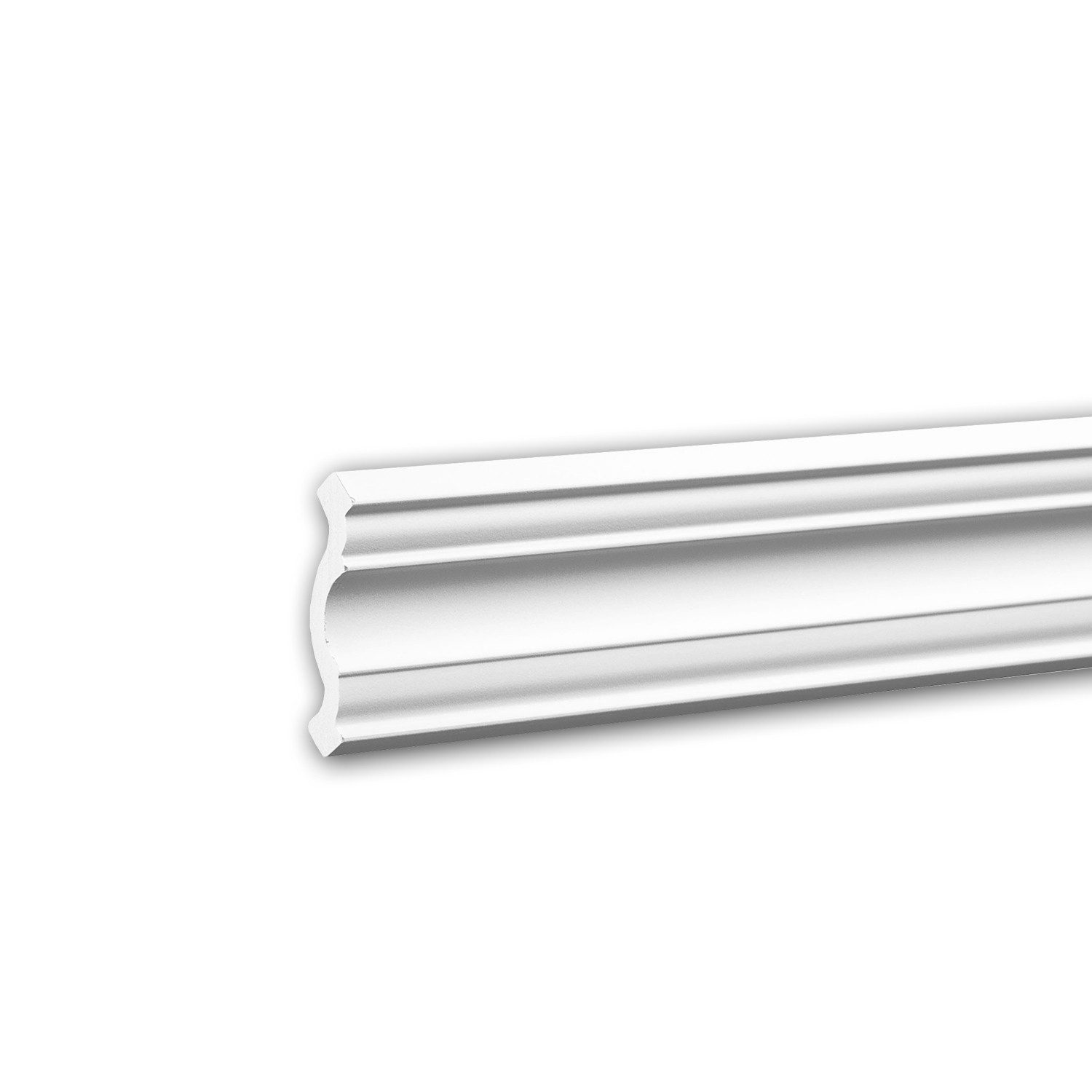 Profhome Eckprofil 650115 Eckleiste Stuckleiste Deckenleiste Zierleiste stoßfest 2 m (Profilleiste, 1-St., Stuckleiste, Eckleiste, Deckenleiste, Zierleiste, 2 m), Profilleiste