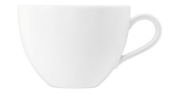 Seltmann Weiden Latte-Macchiato-Glas Beat Weiss uni Milchkaffeeobertasse 0,35 l, Porzellan