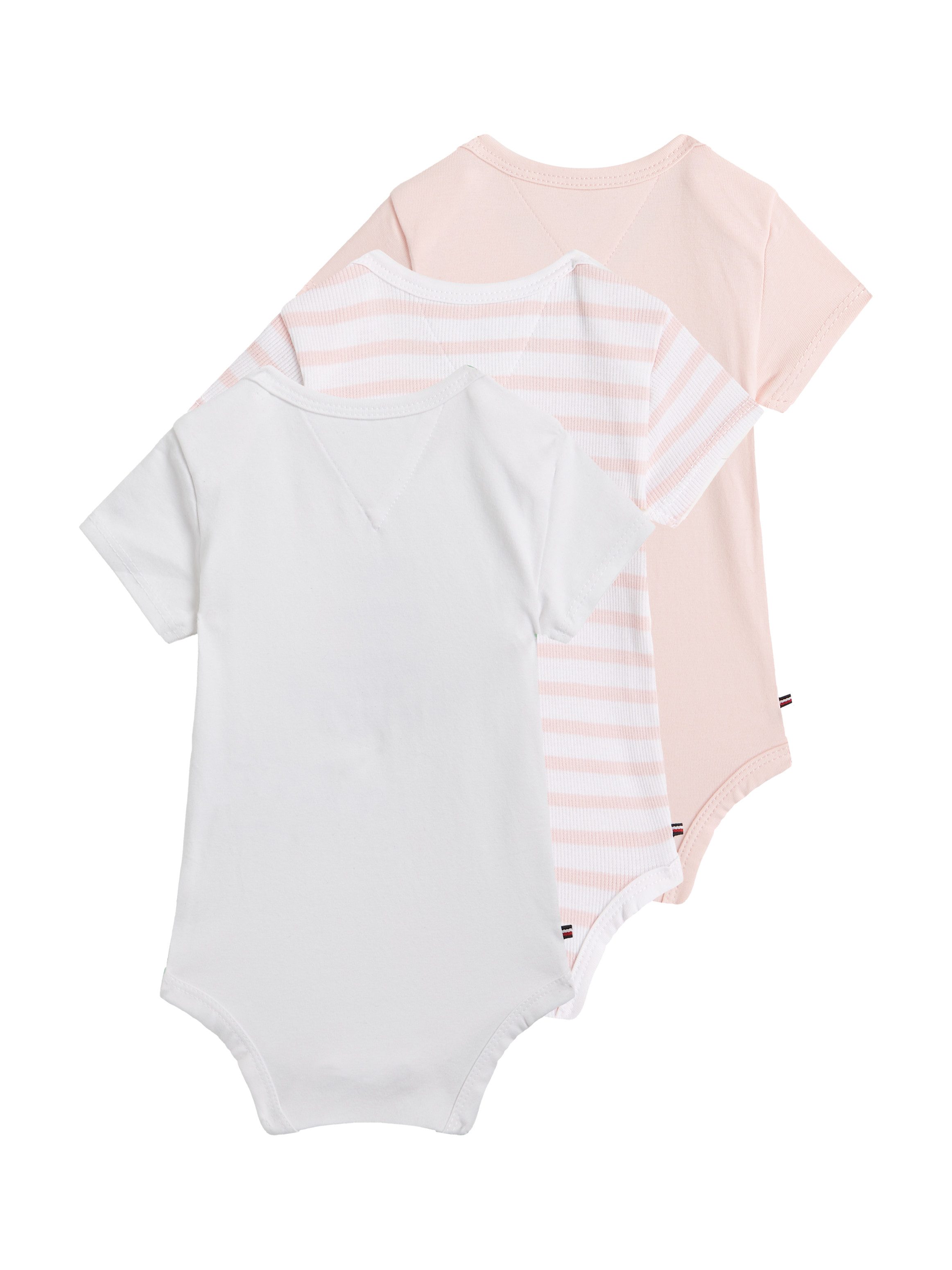 Tommy Hilfiger Kurzarmbody 3 PACK BODY SS GIFTBOX (Packung, 3-tlg., 3er) aus weicher Baumwollmischung