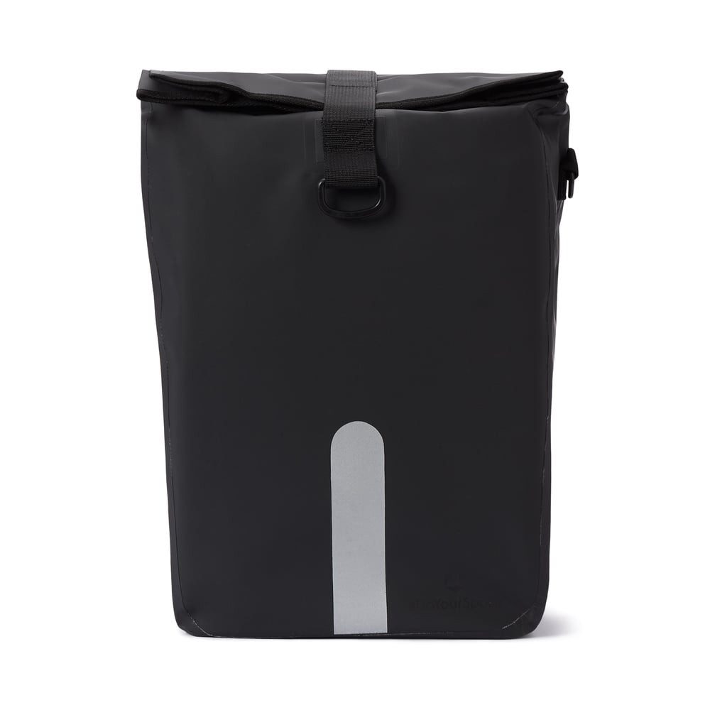 #DoYourSports Fahrradtasche "Roll-Top" 3in1 Hinterradtasche 21L, wasserabweisend für alle Gepäckträger mit Haltegriff Reflektor