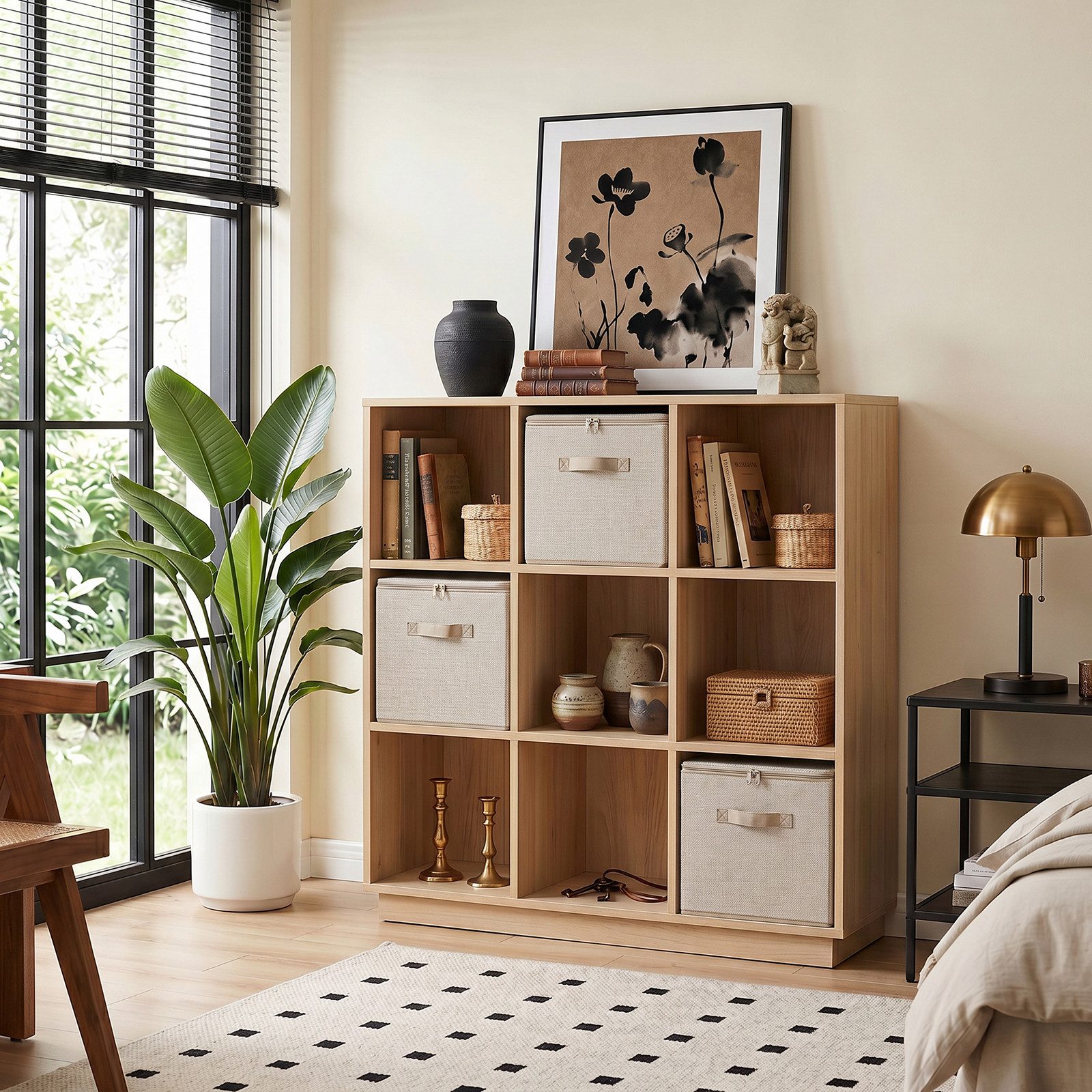 Sekey Aufbewahrungsbox Aufbewahrungsboxen mit Deckel 45L Stapelbar Faltbare Ordnungsboxen (6 St), 6er Set Faltbox, Organizer Kleidung Vliesstoff Boxen für Schrank Regal