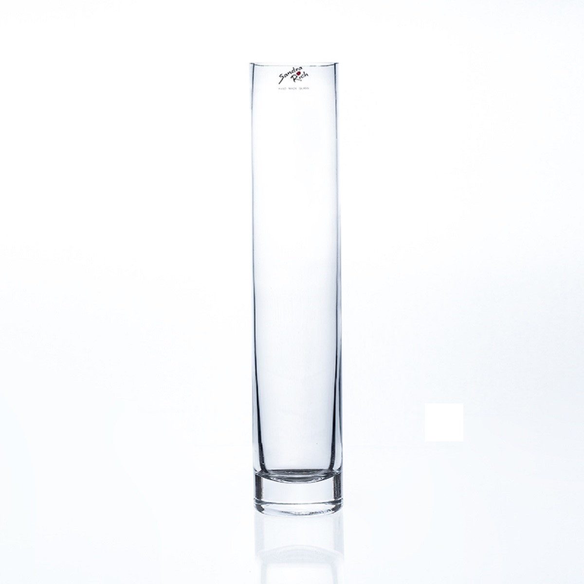 Sandra Rich Dekovase Glasvase "Solifleur" Ø 5 x 30cm, Hohe Blumenvase aus Glas