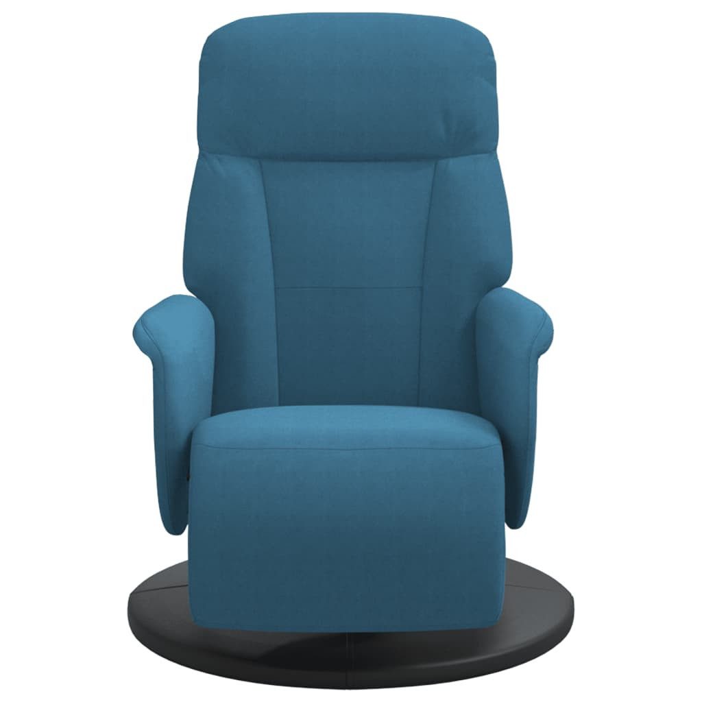 vidaXL Sessel Relaxsessel mit Fußteil Blau günstig online kaufen