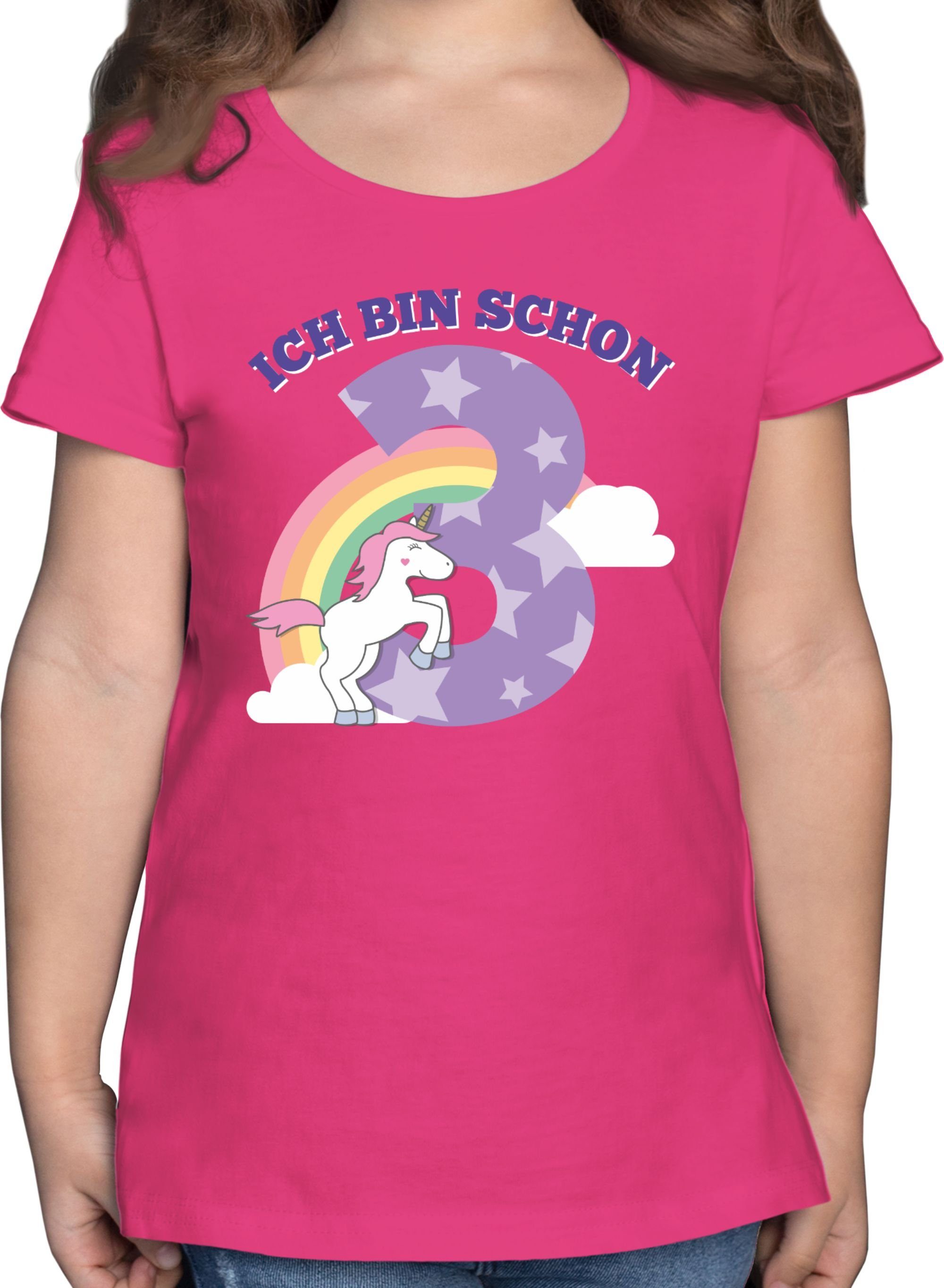 T-Shirt Ich bin schon drei Einhorn