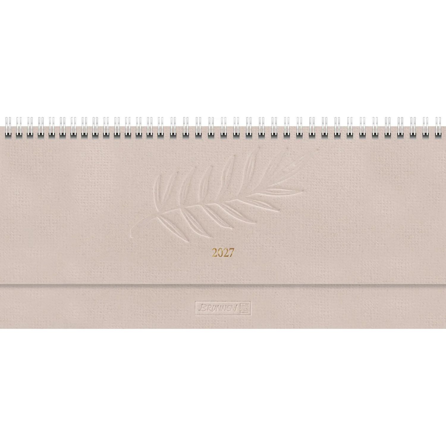 Baier & Schneider Taschenkalender BRUNNEN 1077267017 Querterminbuch Mod. 772 2027 297×105 mm, Karton,...
