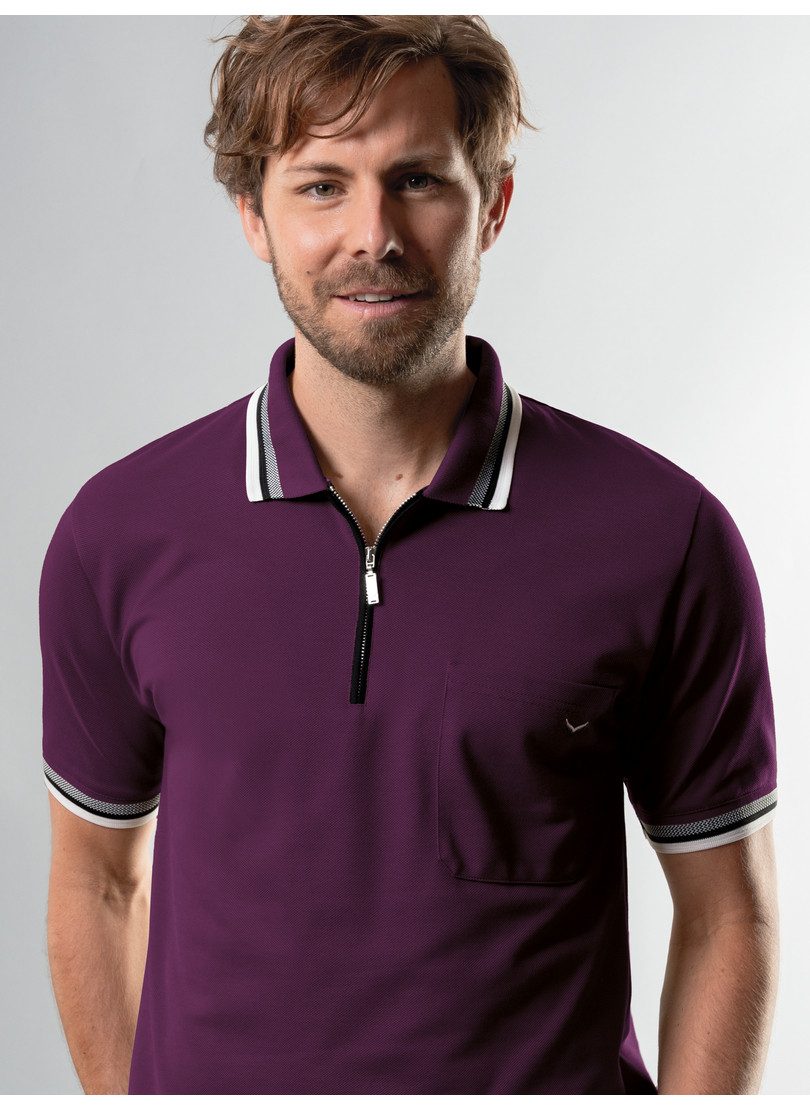 Trigema Poloshirt TRIGEMA Poloshirt mit Reißverschluss günstig online kaufen