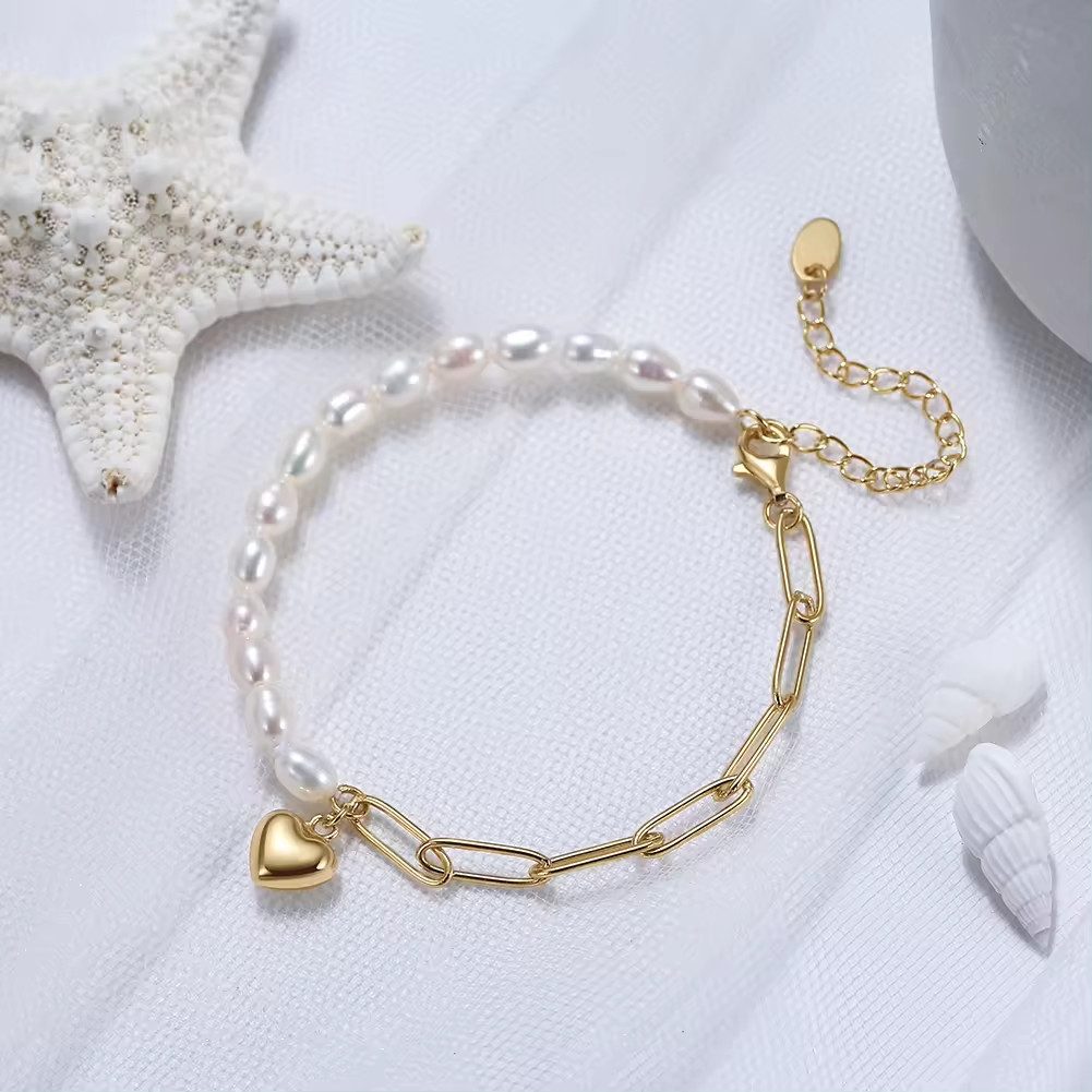 Runde Perlé Perlenarmband handgefertigtes Armband Stella günstig online kaufen