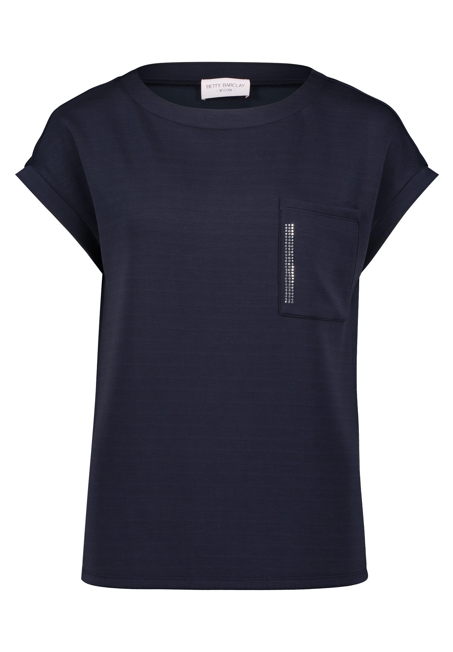Kurzarmshirt Damen mit Seitenschlitzen