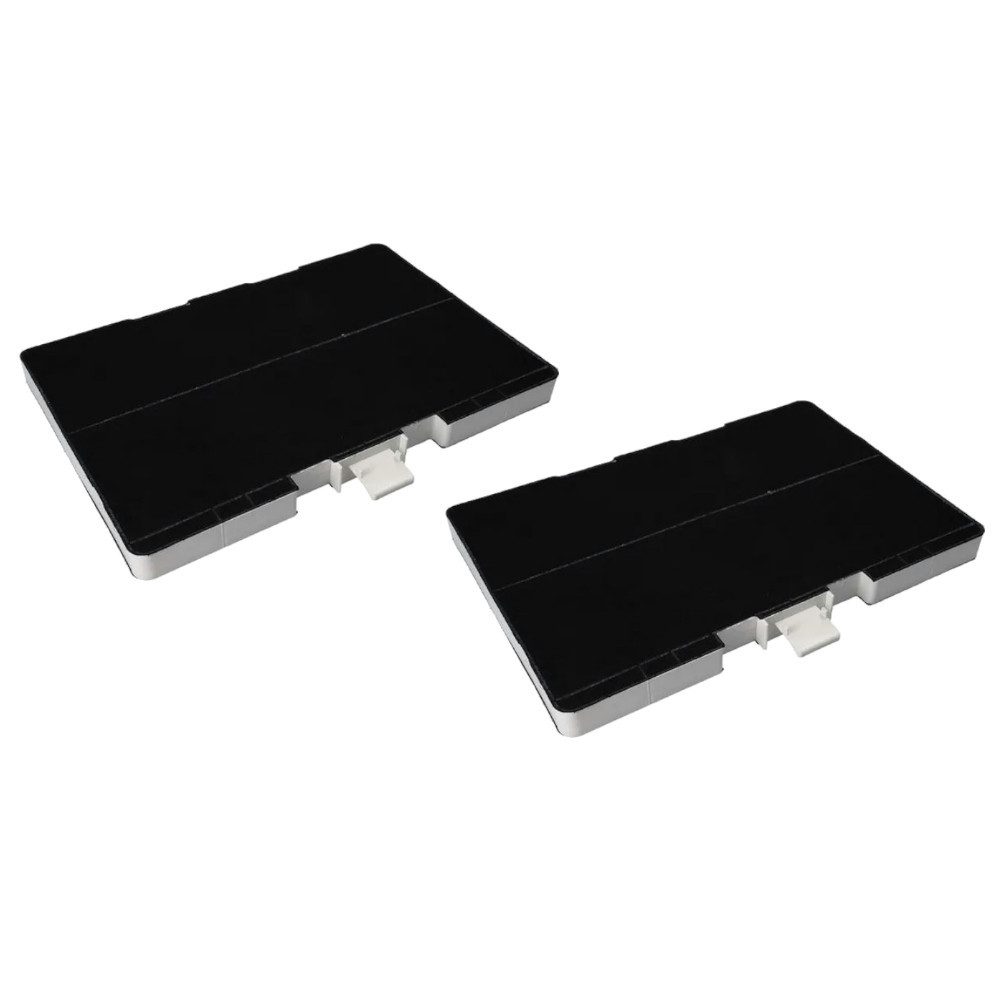 Trade-Shop Aktivkohlefilter 2x passend für BSH-Gruppe 669648 00669648 11026771 11049702 M410761, Zubehör für Bosch/Siemens/Neff 703606, 00703606 - Ersatz für Dunstabzugshauben, Länge: ca. 315mm / Breite: ca. 215mm / Höhe: ca. 23mm