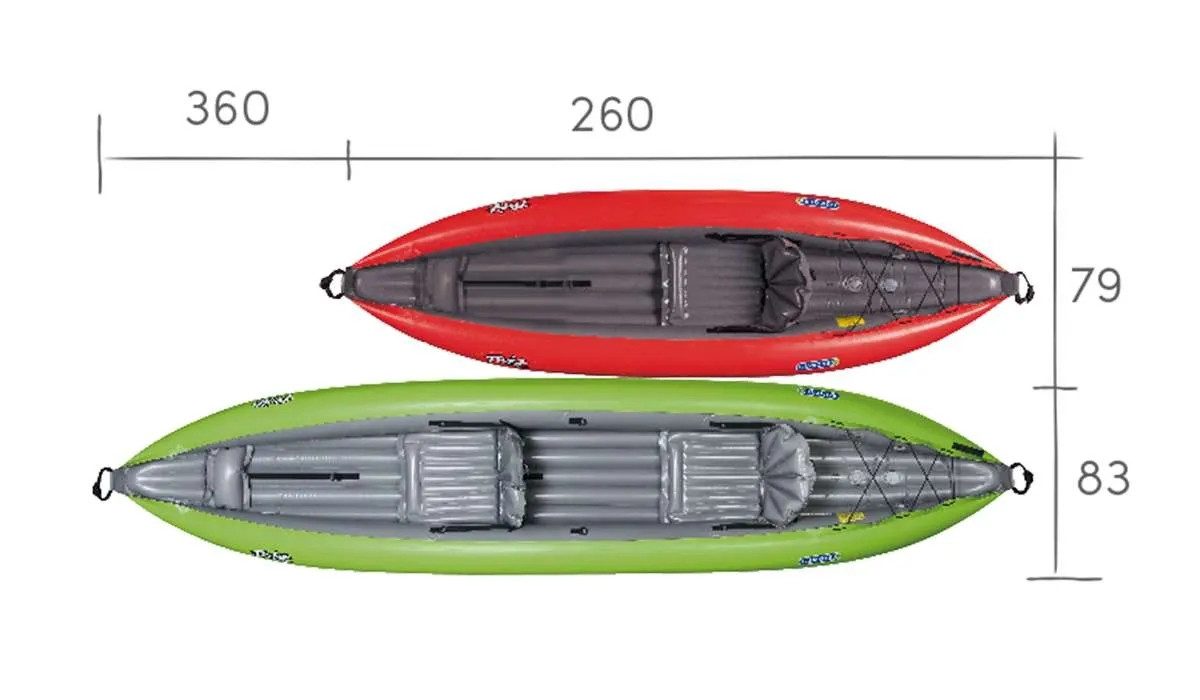 Gumotex Seekajak Twist 2/1 (2022), (1-St), aufblasbar