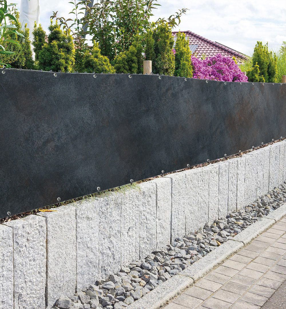 MyMaxxi Sichtschutzzaunmatten Zaunbanner verwaschene Stahlwand Sichtschutz günstig online kaufen
