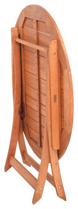 MERXX Gartentisch, Ø 100 cm, Höhe: 75 cm, klappbar