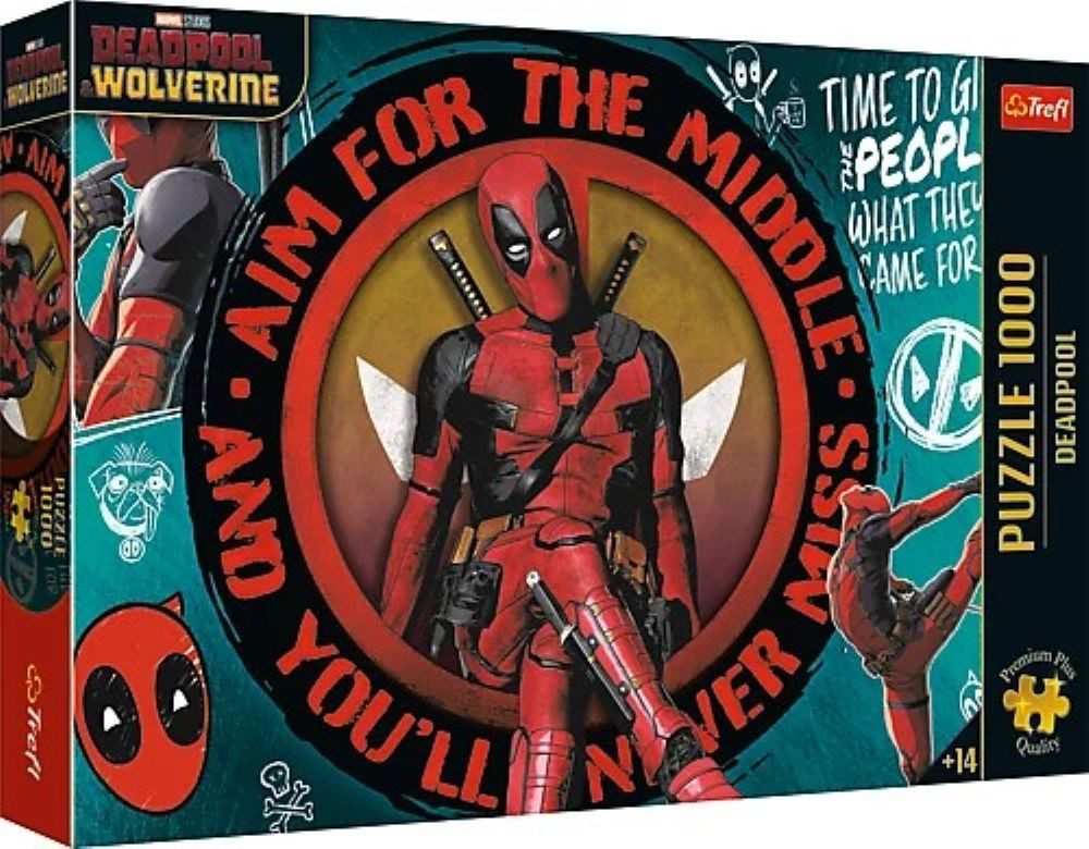 Trefl Puzzle Deadpool Premium Plus 1000 Teile Puzzle, 1000 Puzzleteile, Mad günstig online kaufen