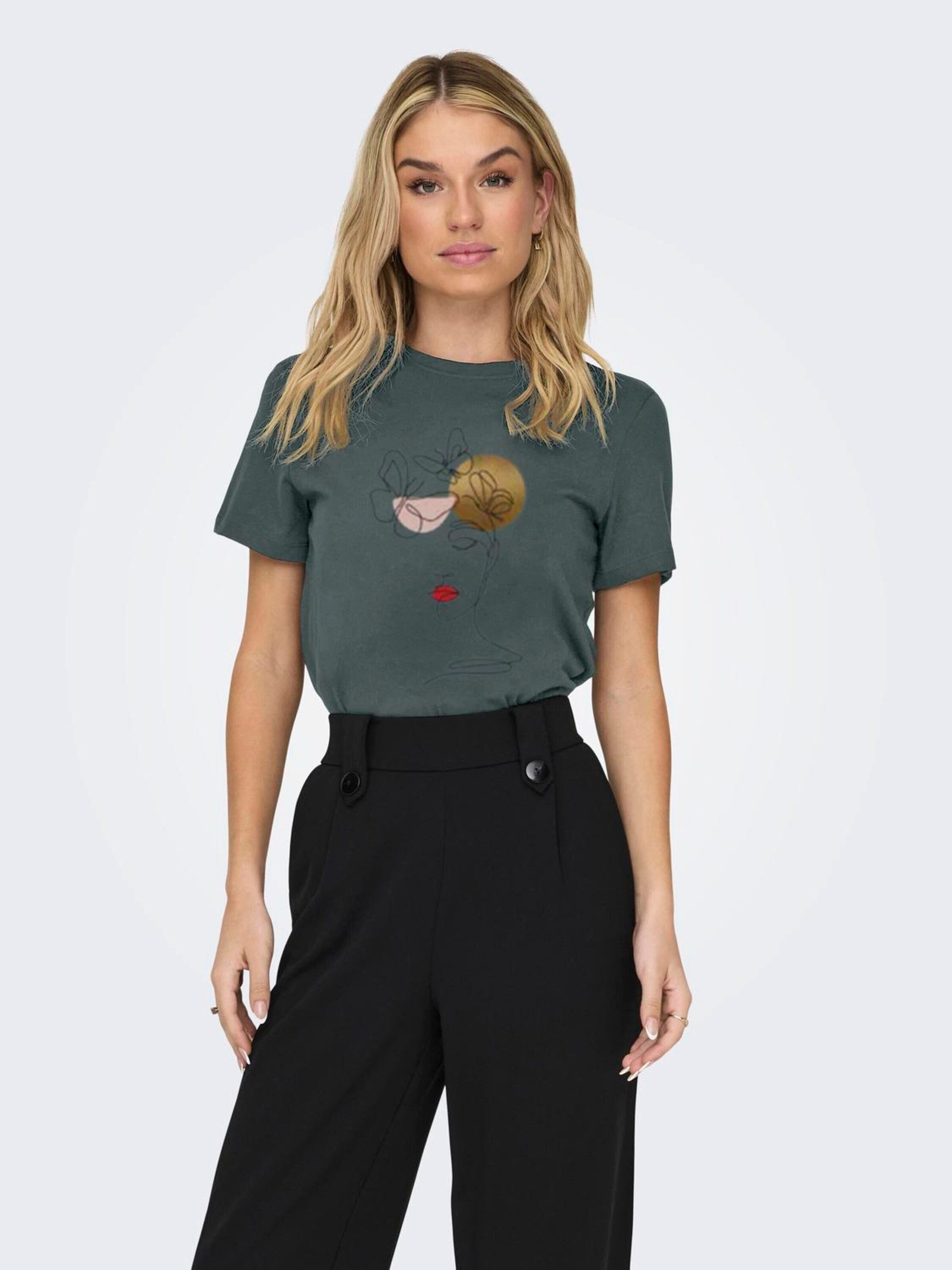 ONLY T-Shirt ONLKITA (1-tlg) Plain/ohne Details günstig online kaufen