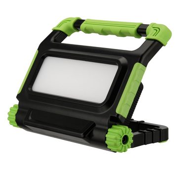REV LED Arbeitslicht Akku Spot Green, LED fest integriert, Tageslichtweiß, Powerbank, IP54