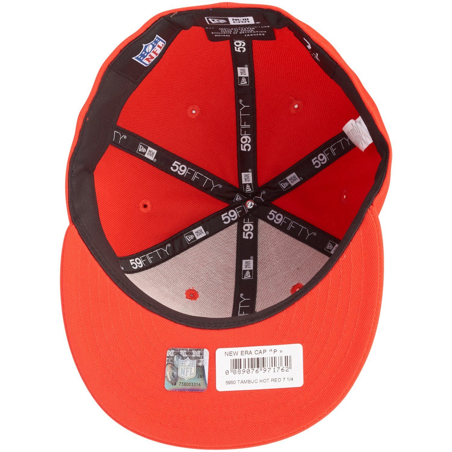 Rot NFL Era Buccaneers Bay Cap Fitted Tampa New 59Fifty