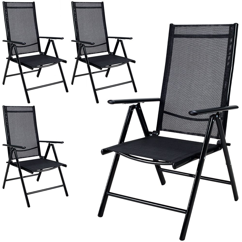 Casaria Gartenstuhl, Hochlehner Klappbar 8-Fach Verstellbar günstig online kaufen
