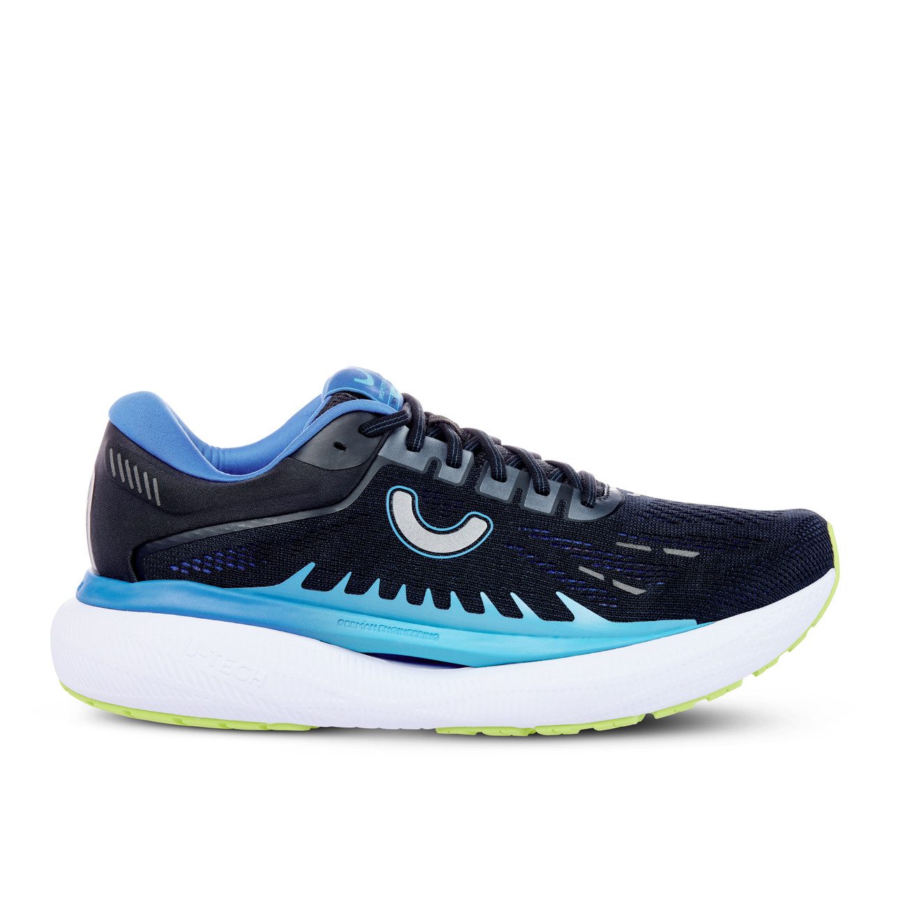 True Motion True Motion U-TECH Aion 3 Herren Black Princess Blue Acid Lime Laufschuh