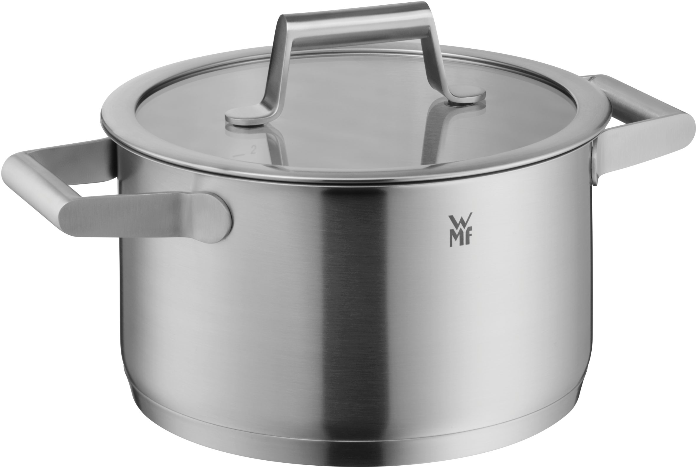 WMF Topf-Set Comfort Line Topf Set, 4-teilig, Cromargan® Edelstahl rostfrei 18/10 (Stapelbar), Induktion