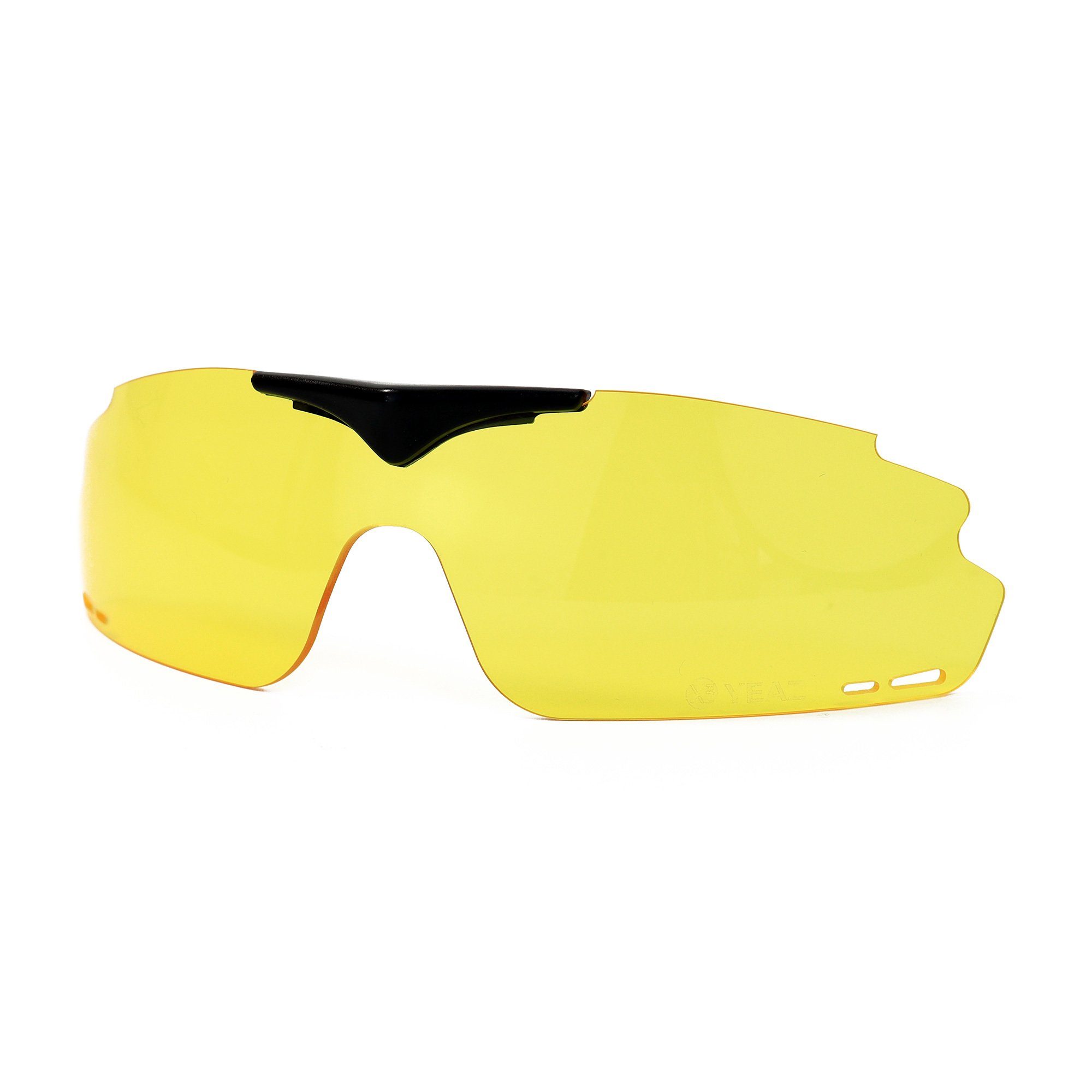 YEAZ Sportbrille SUNUP Magnetisches Wechselglas CLOUDY gelb, Magnetisches Wechselglas für SUNUP