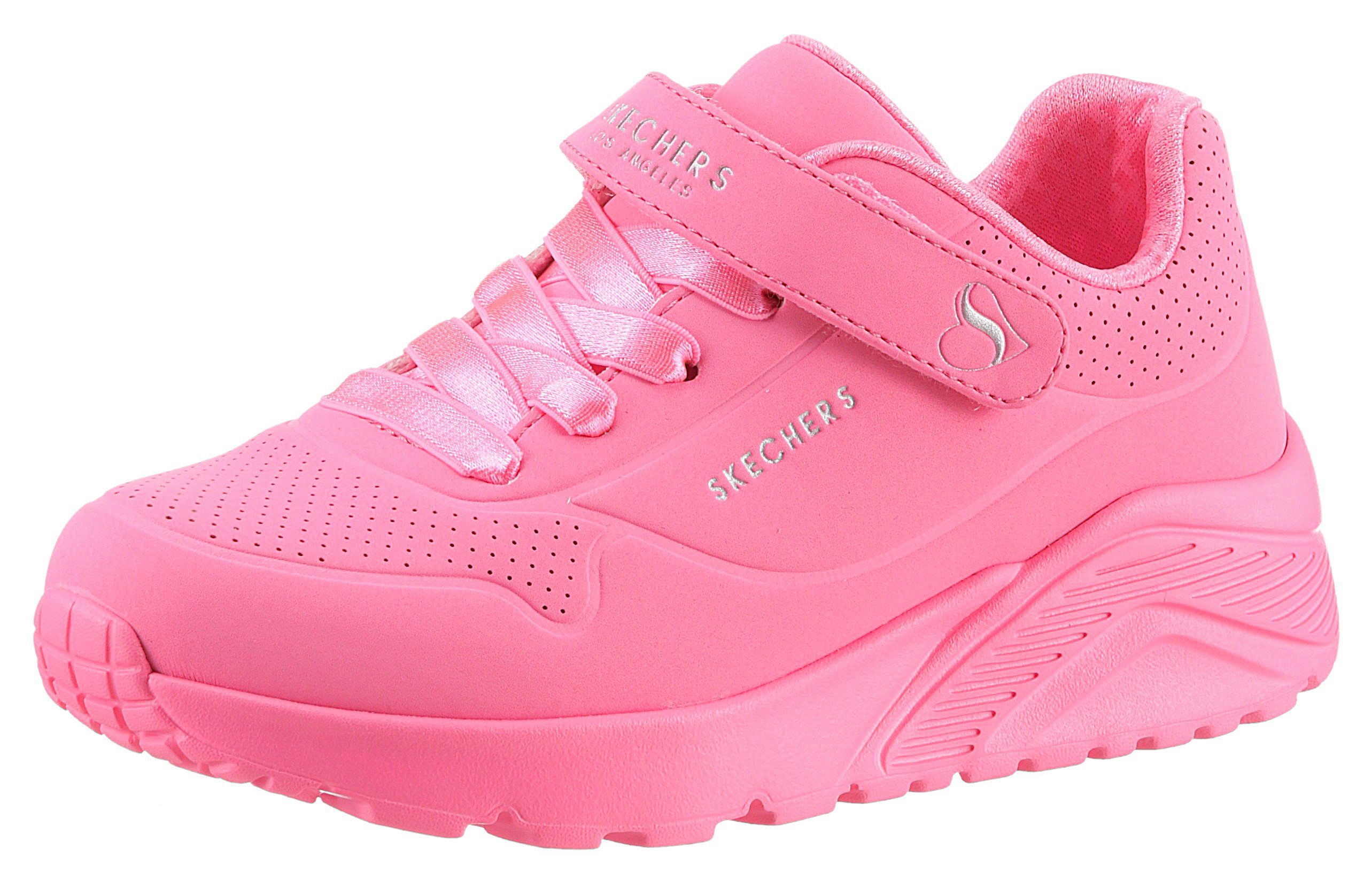 Skechers Kids UNO LITE Slip-On Sneaker mit praktischem Klettverschluss