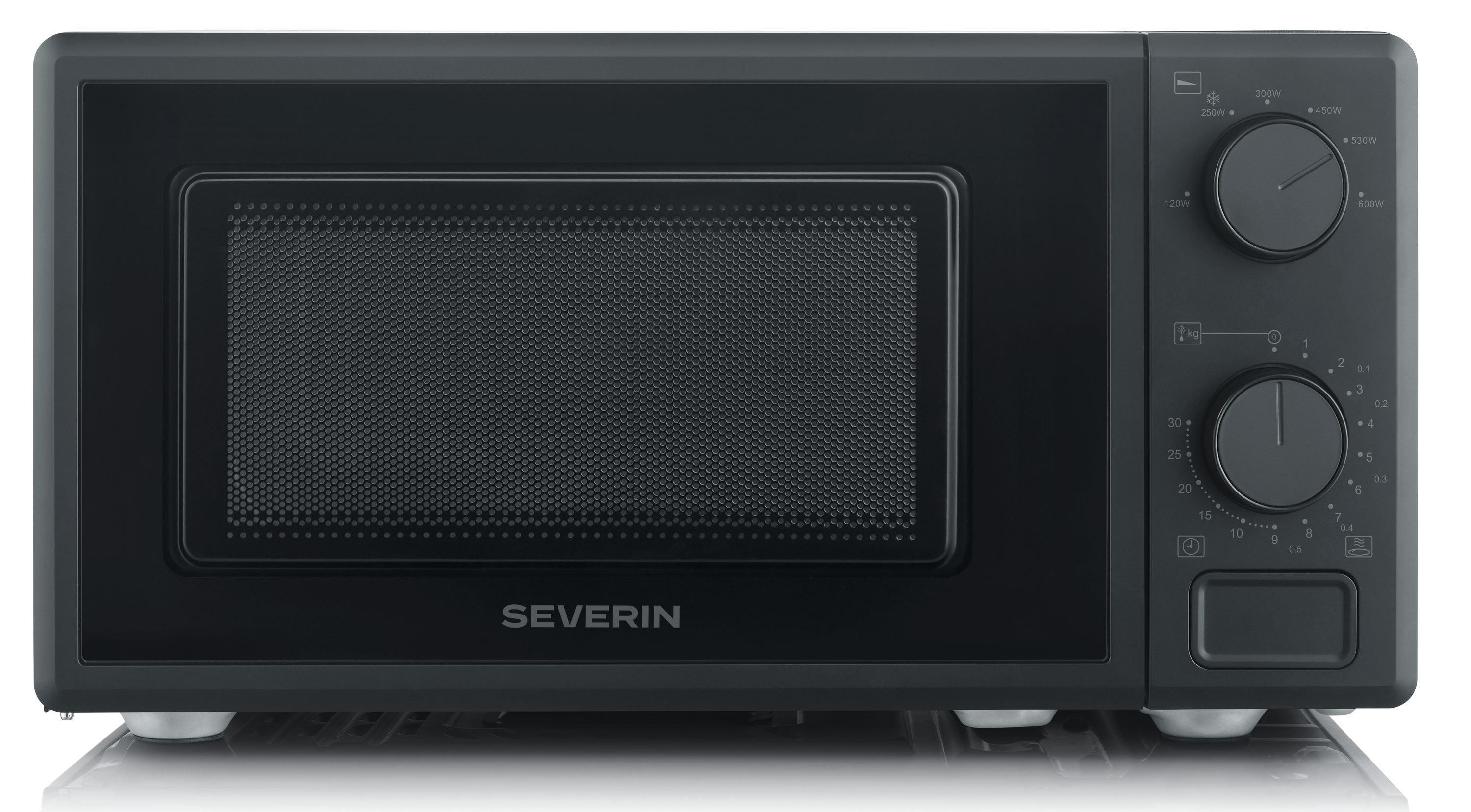 Severin Mikrowelle MW 7882, 17L Volumen 5 Leistungsstufen und Auftaufunktion