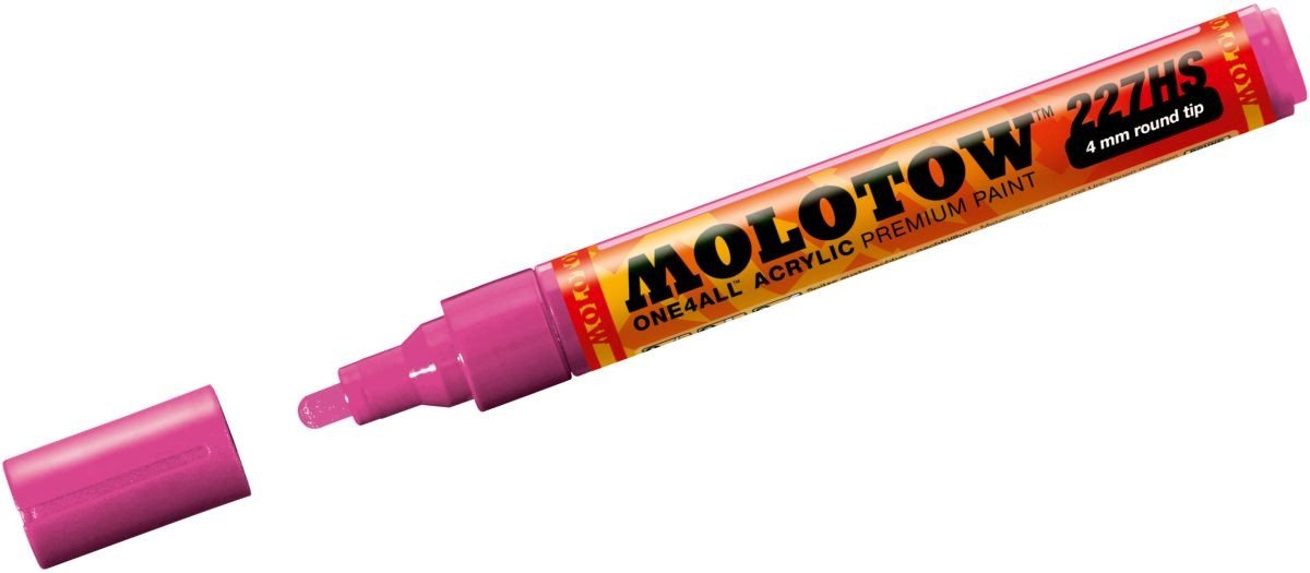 Thumbnail - MOLOTOW Permanentmarker Permanentmarker One4All 227 HS nachfüllbar 4mm magenta