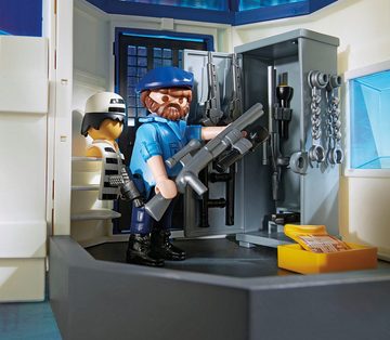 Playmobil® Konstruktions-Spielset Polizei-Kommandozentrale mit Gefängnis (6872), City Action, (256 St), Made in Germany