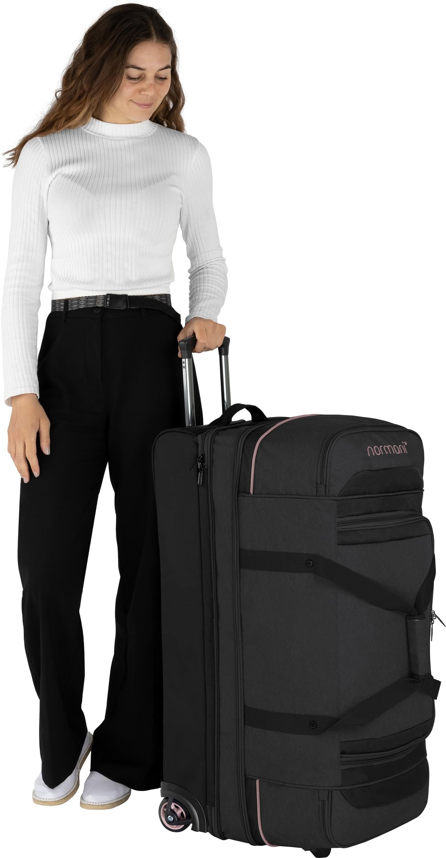 normani Reisetasche Reisetrolley 120-150 L Gigaro, Reisetasche erweiterbar von 120 auf 150 Liter