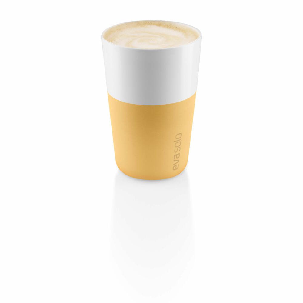 Eva Solo Latte-Macchiato-Tasse Golden Sand 2er Set 360 ml, Porzellan