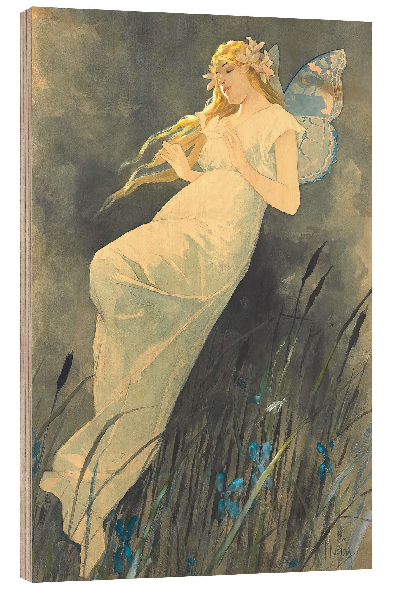 Posterlounge Wandbild Die Fee, Alfons Mucha, erhältlich als Poster, Leinwandbild, Wandsticker oder Acrylglasbild