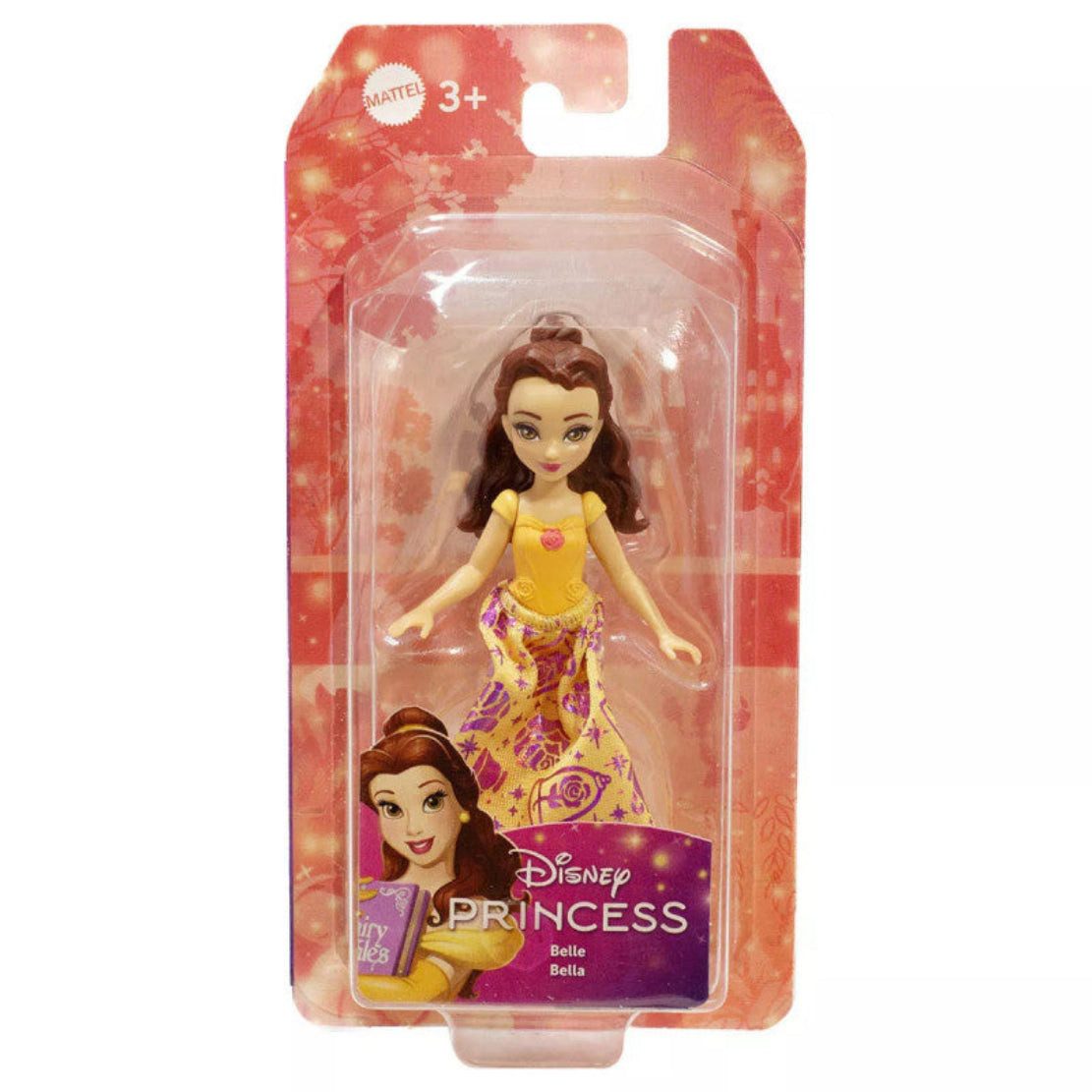 Mattel® Spiel Belle - Disney Prinzessin Puppe mit Glitzerkleid