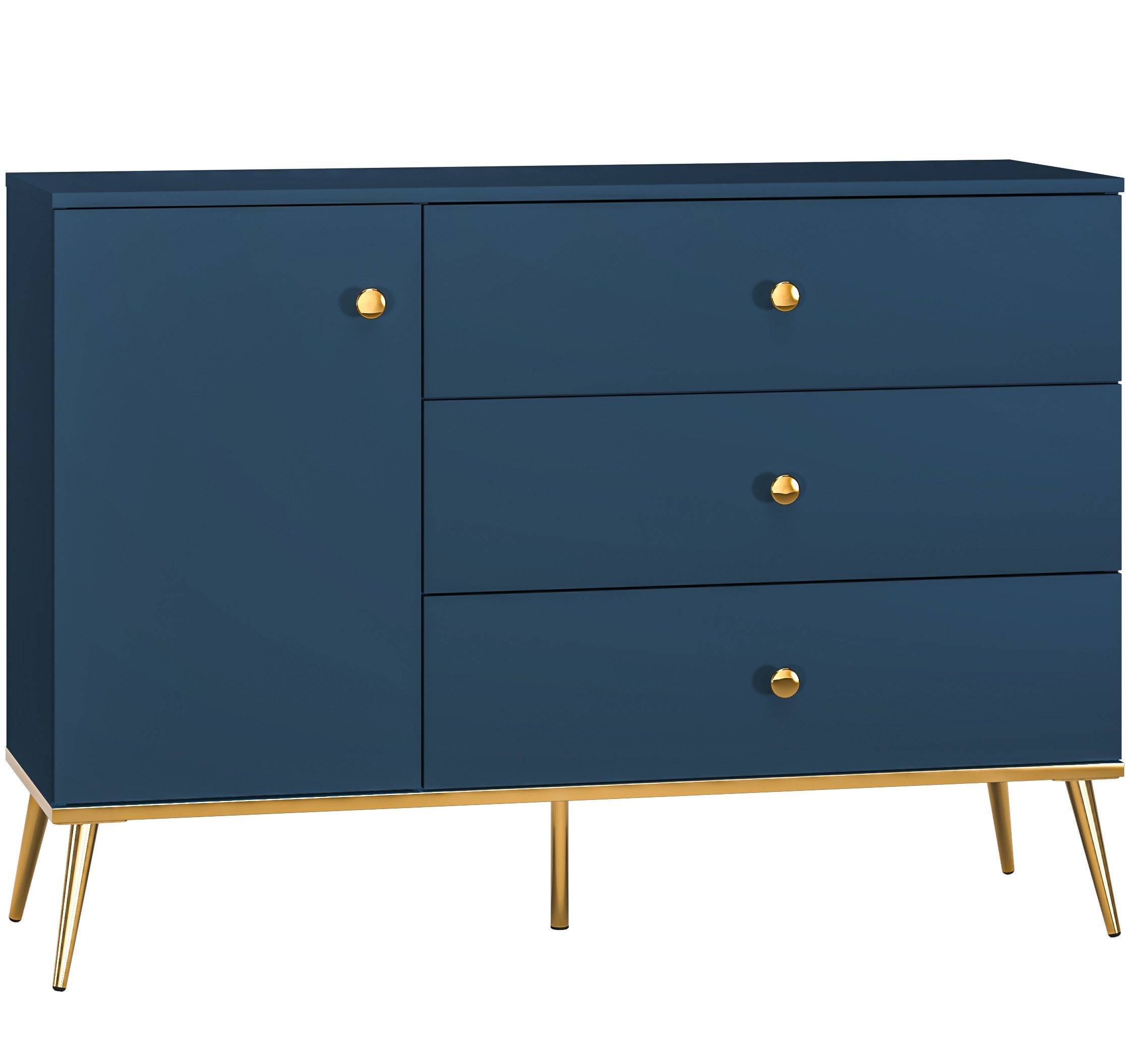 Marmex Möbel Kommode MARINE 04 Kombikommode mit Schubladen und Schranktüre