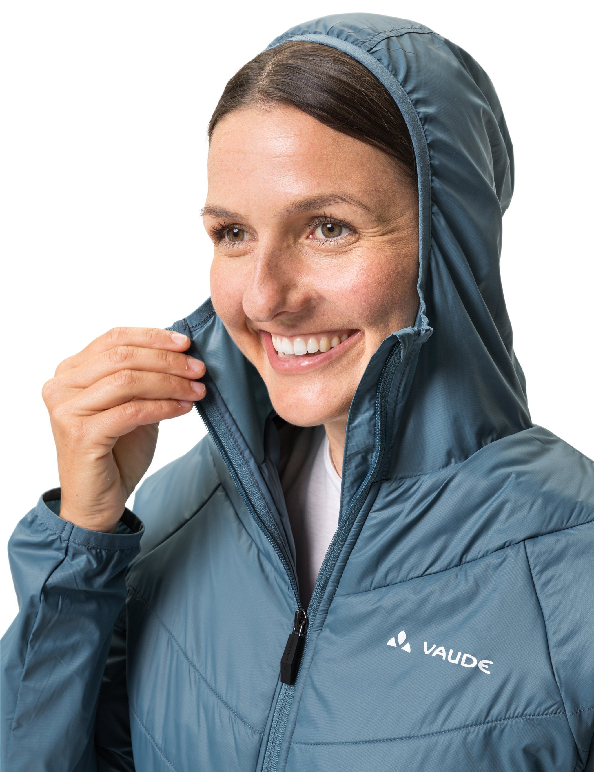 gray (1-St) Outdoorjacke blue Women's kompensiert Minaki VAUDE Light Klimaneutral Jacket