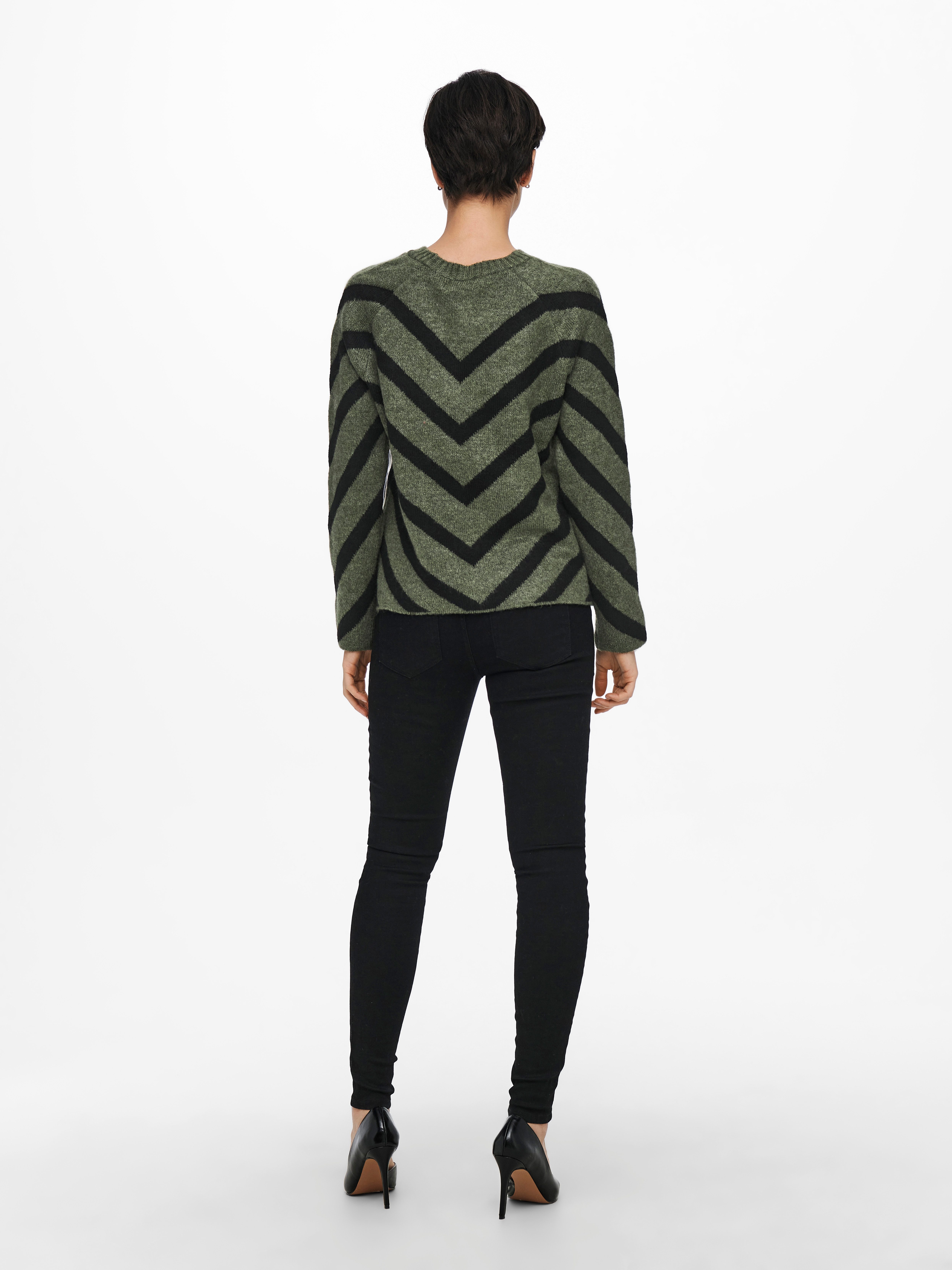 ONLY Strickpullover ONLELIZA L/S PULLOVER KNT NOOS Kunstfaser, regular fit